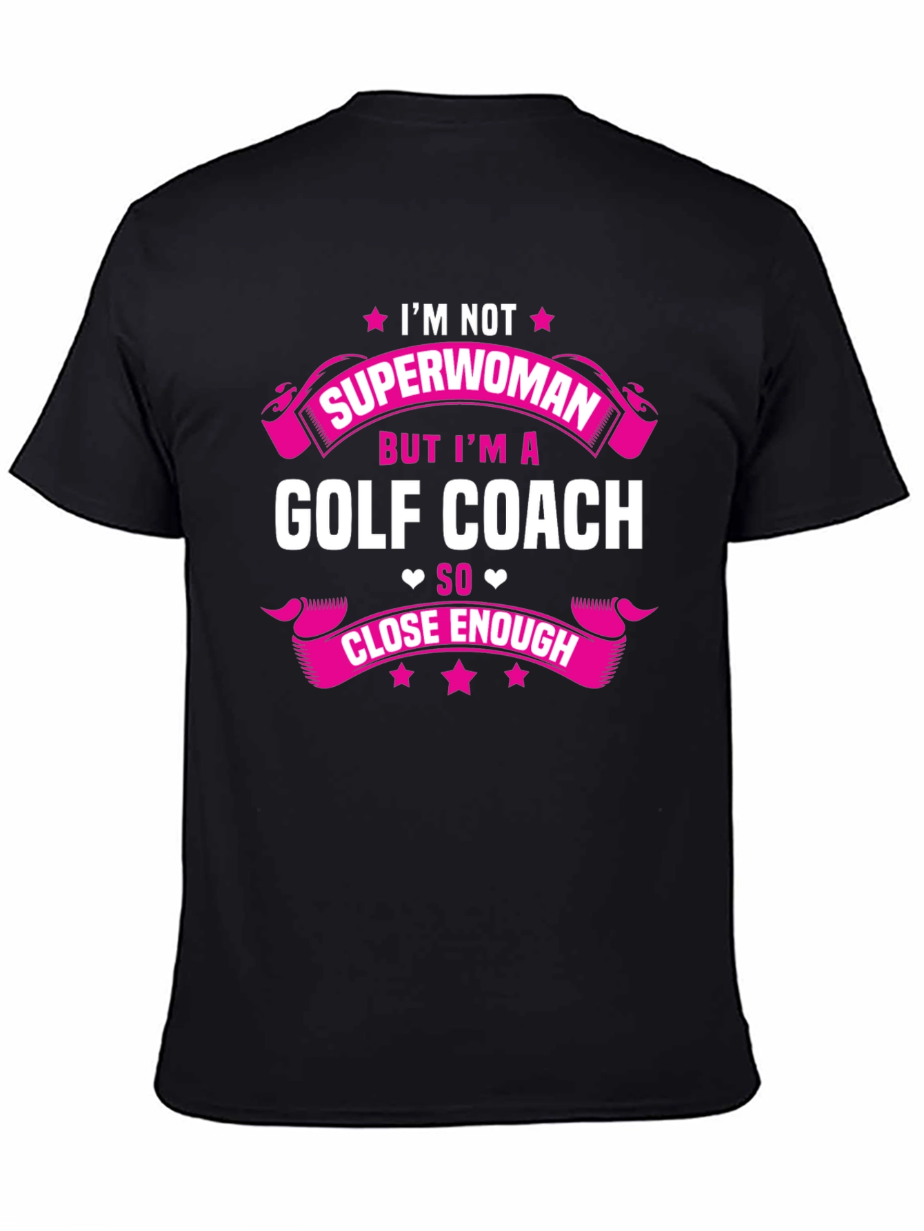 Golf Coach Superwoman Graphic T-Shirt