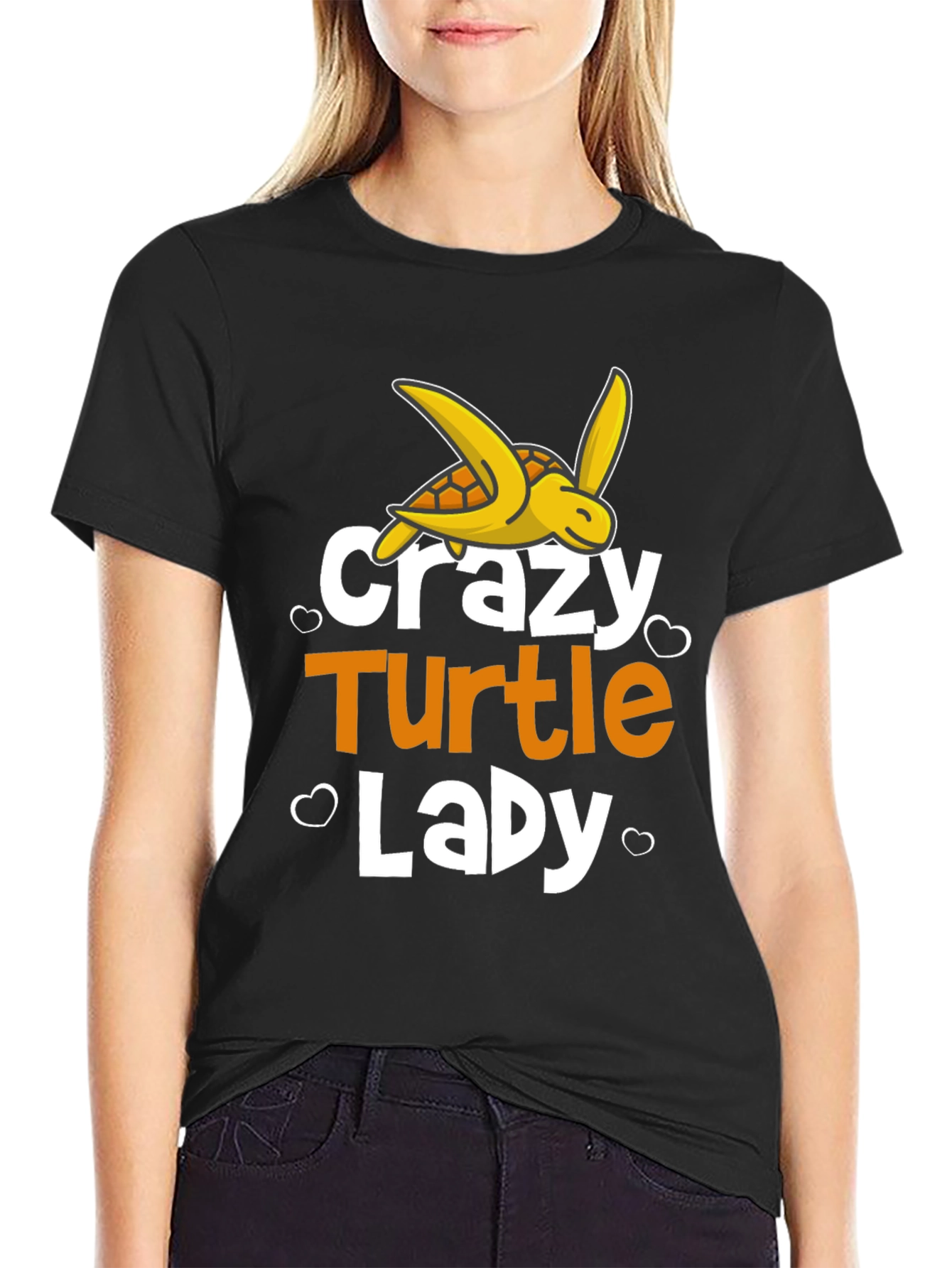 Crazy Turtle Lady Graphic T-Shirt
