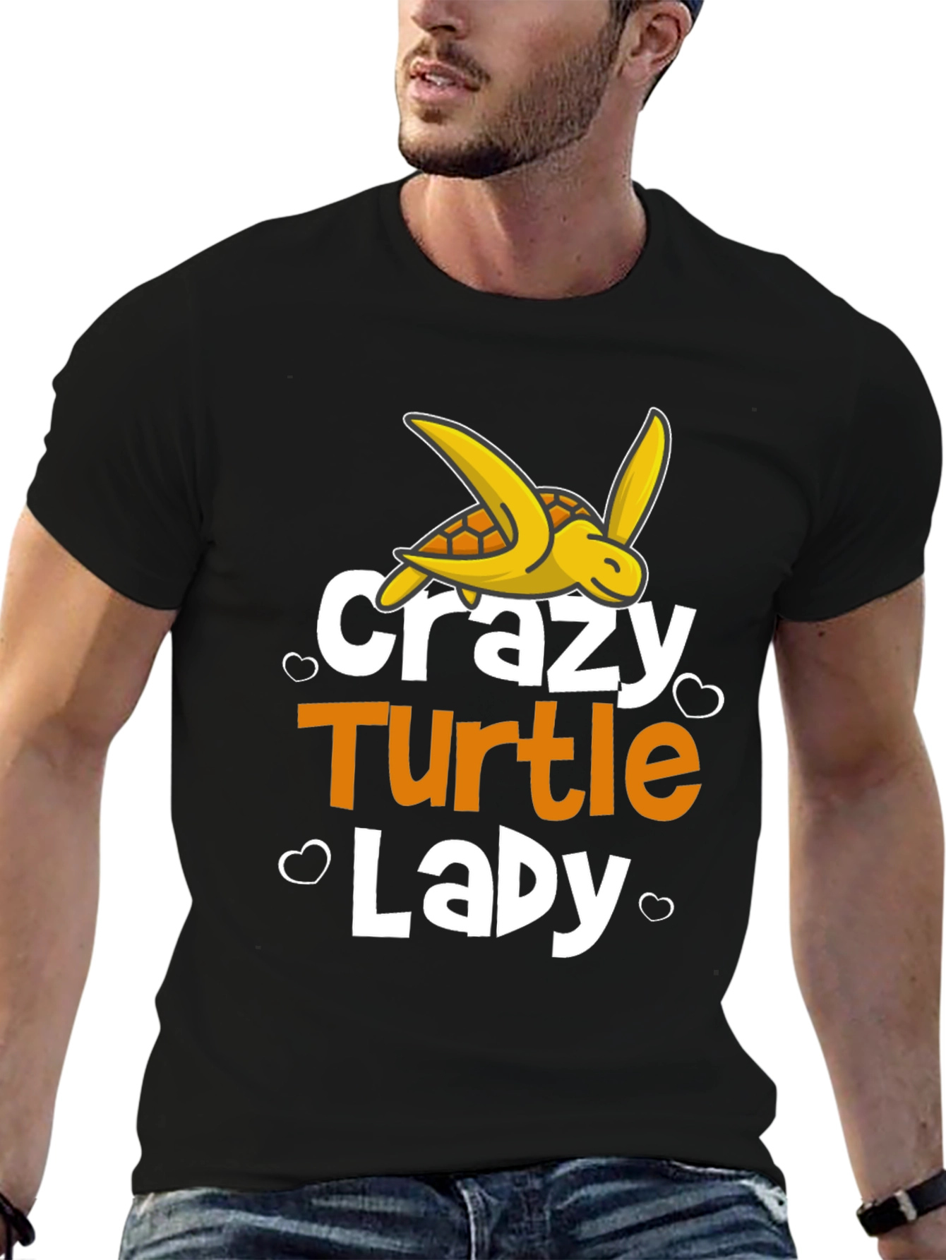 Crazy Turtle Lady Graphic T-Shirt