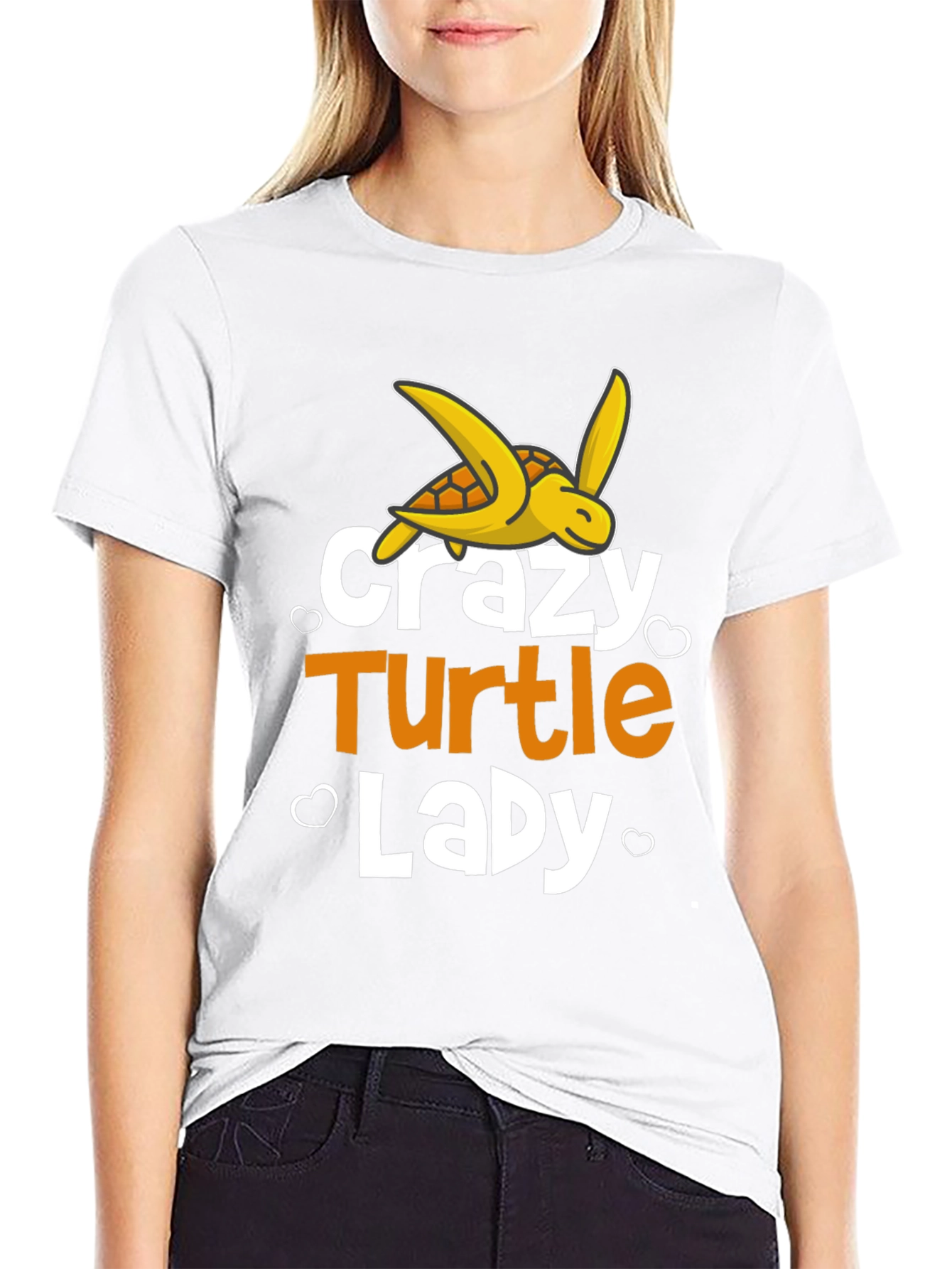 Crazy Turtle Lady Graphic T-Shirt