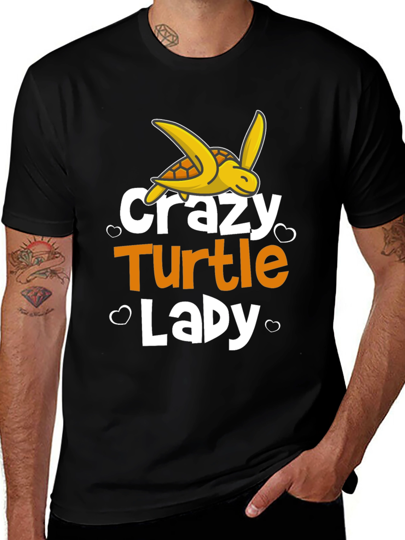 Crazy Turtle Lady Graphic T-Shirt