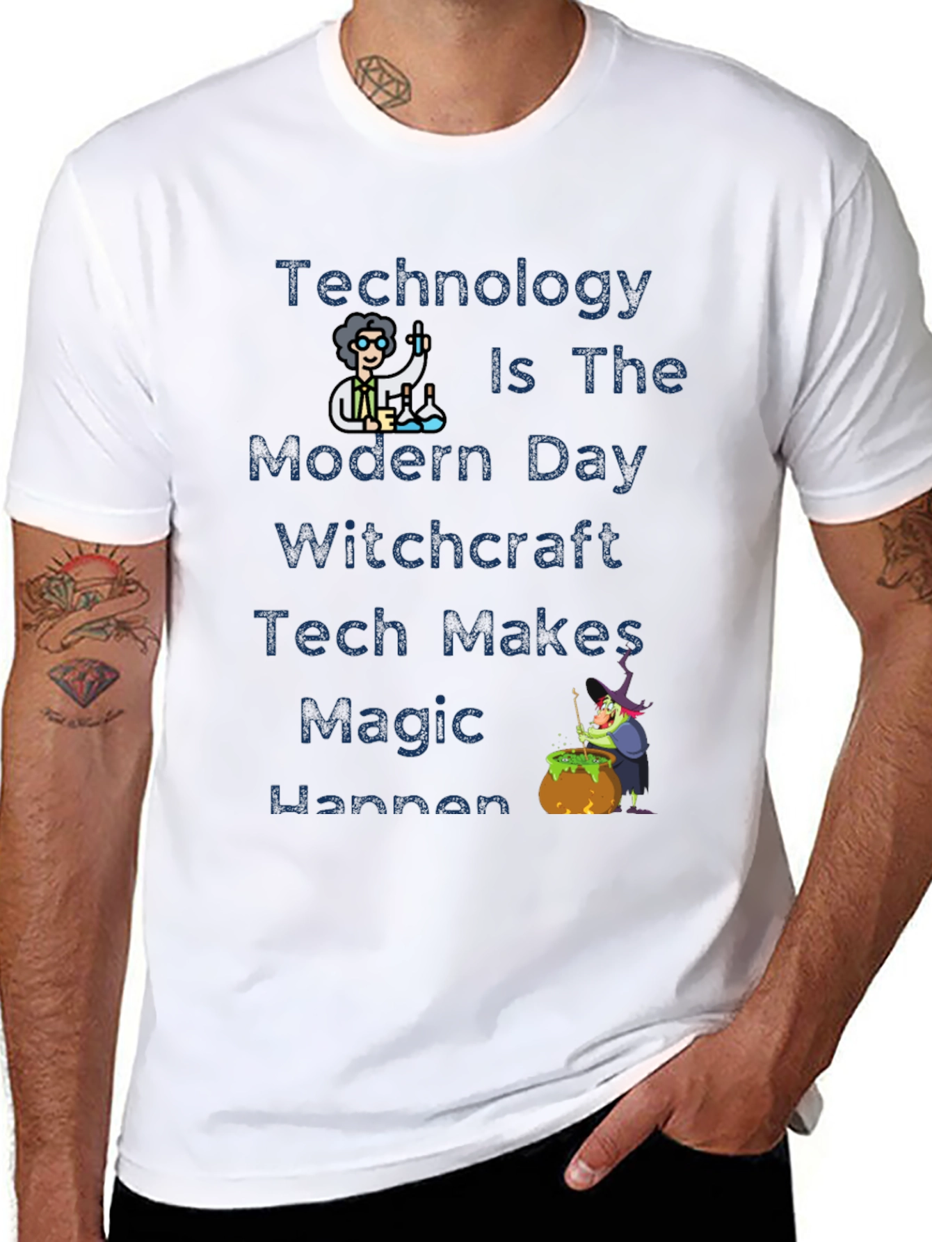 Tech Makes Magic T-Shirt - Modern Day Witchcraft