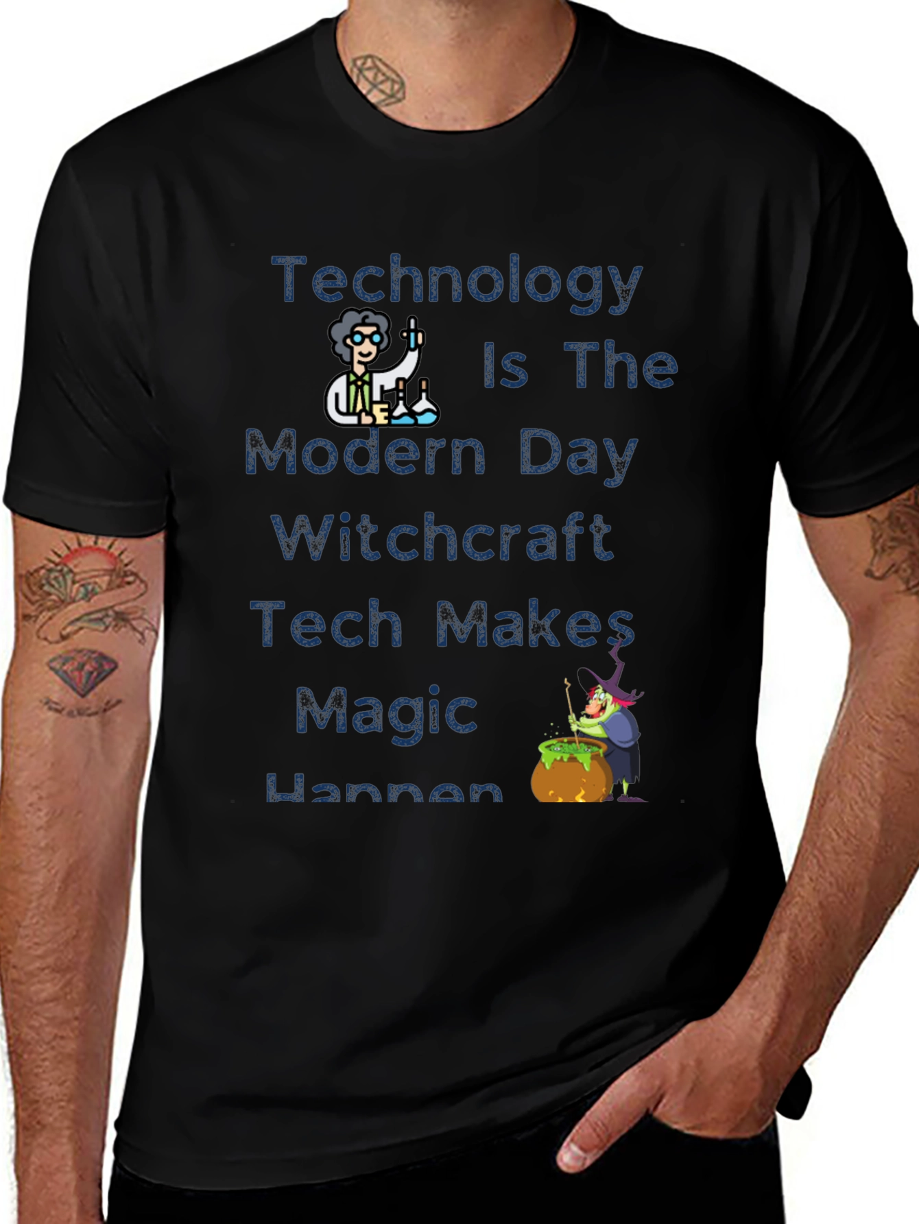 Tech Makes Magic T-Shirt - Modern Day Witchcraft