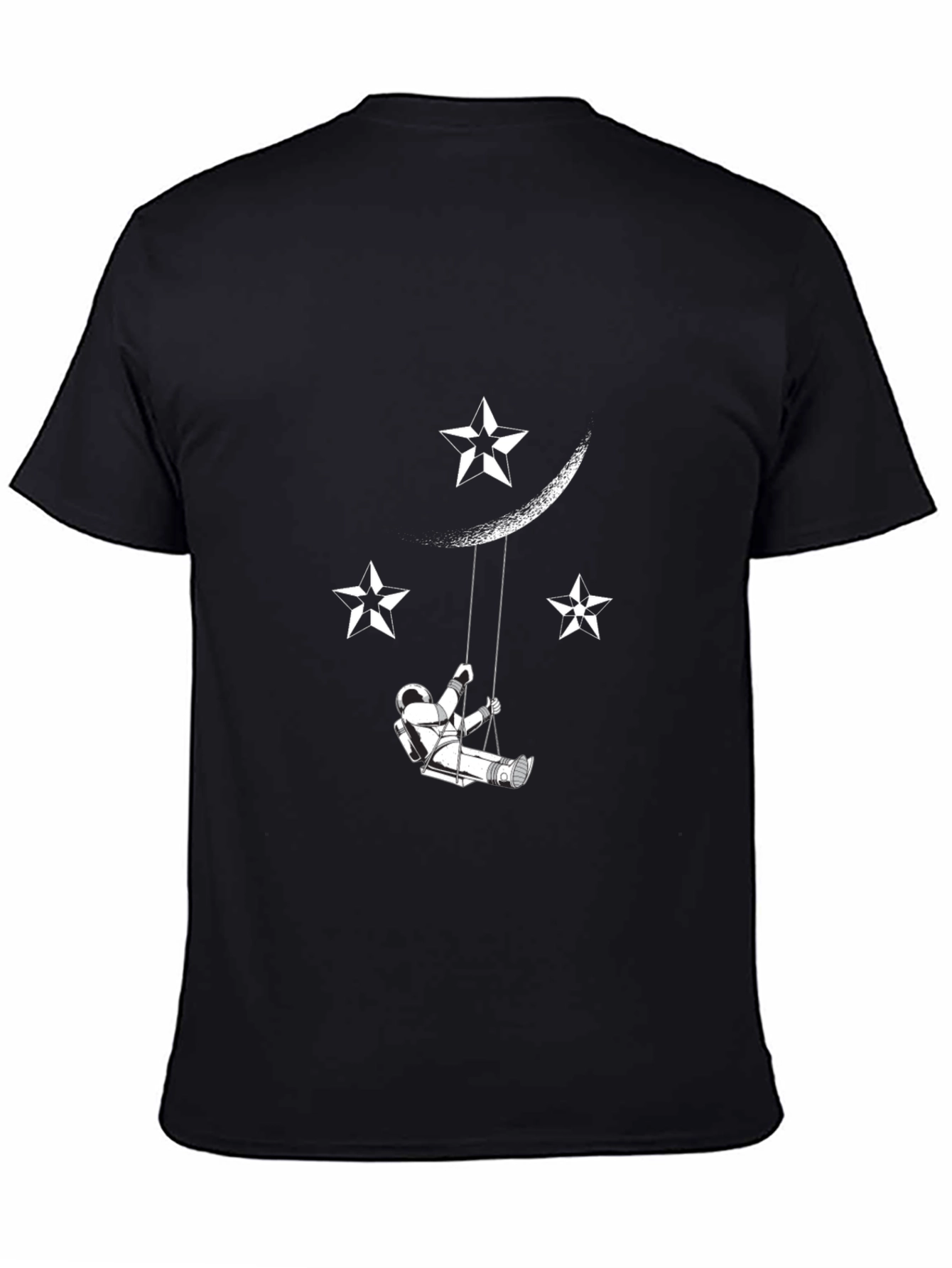 Astronaut on Moon Swing Graphic Tee