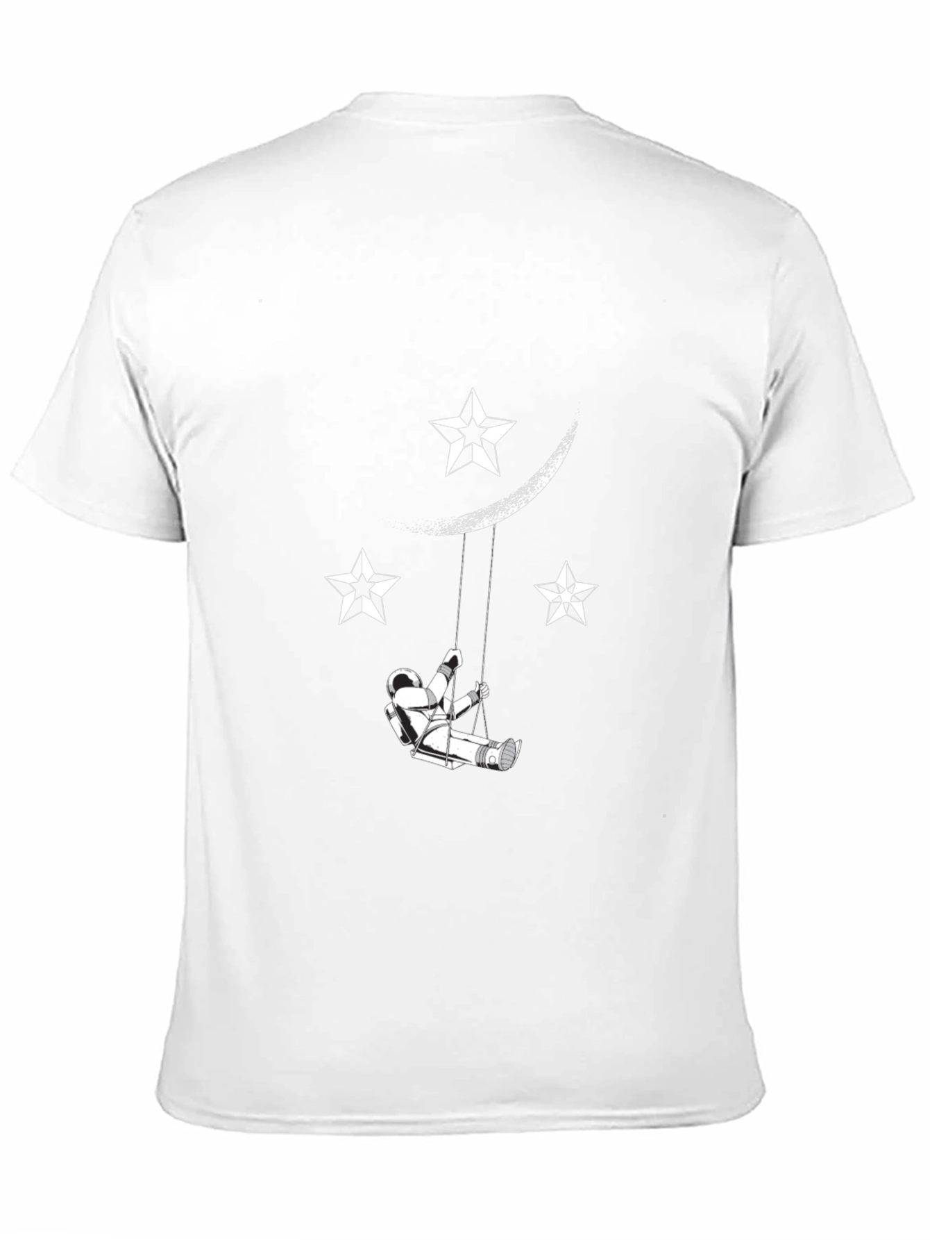 Astronaut on Moon Swing Graphic Tee