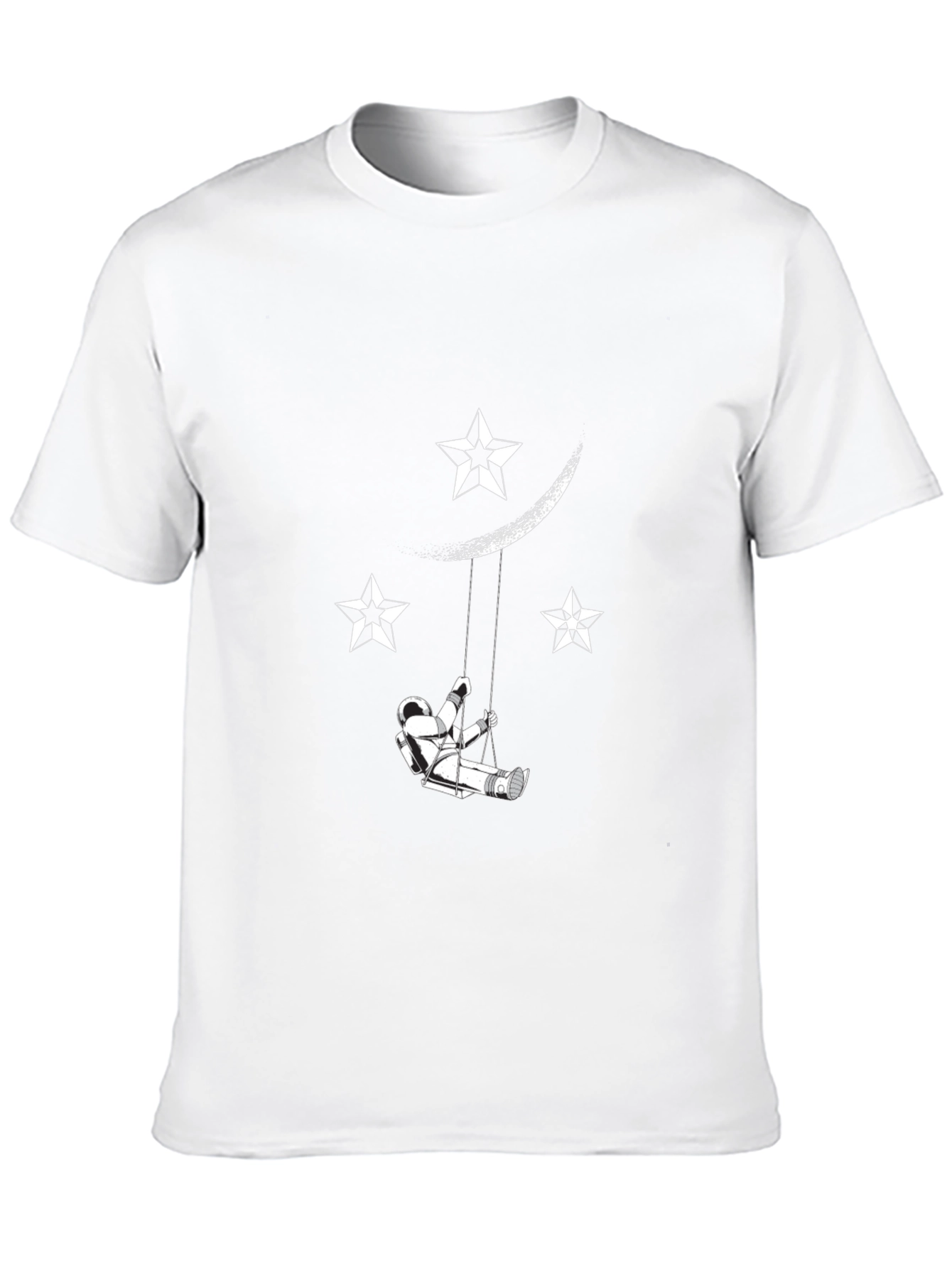 Astronaut on Moon Swing Graphic Tee
