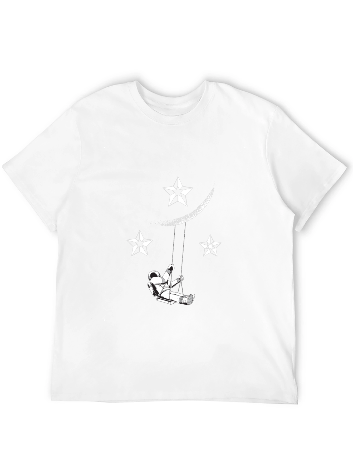 Astronaut on Moon Swing Graphic Tee