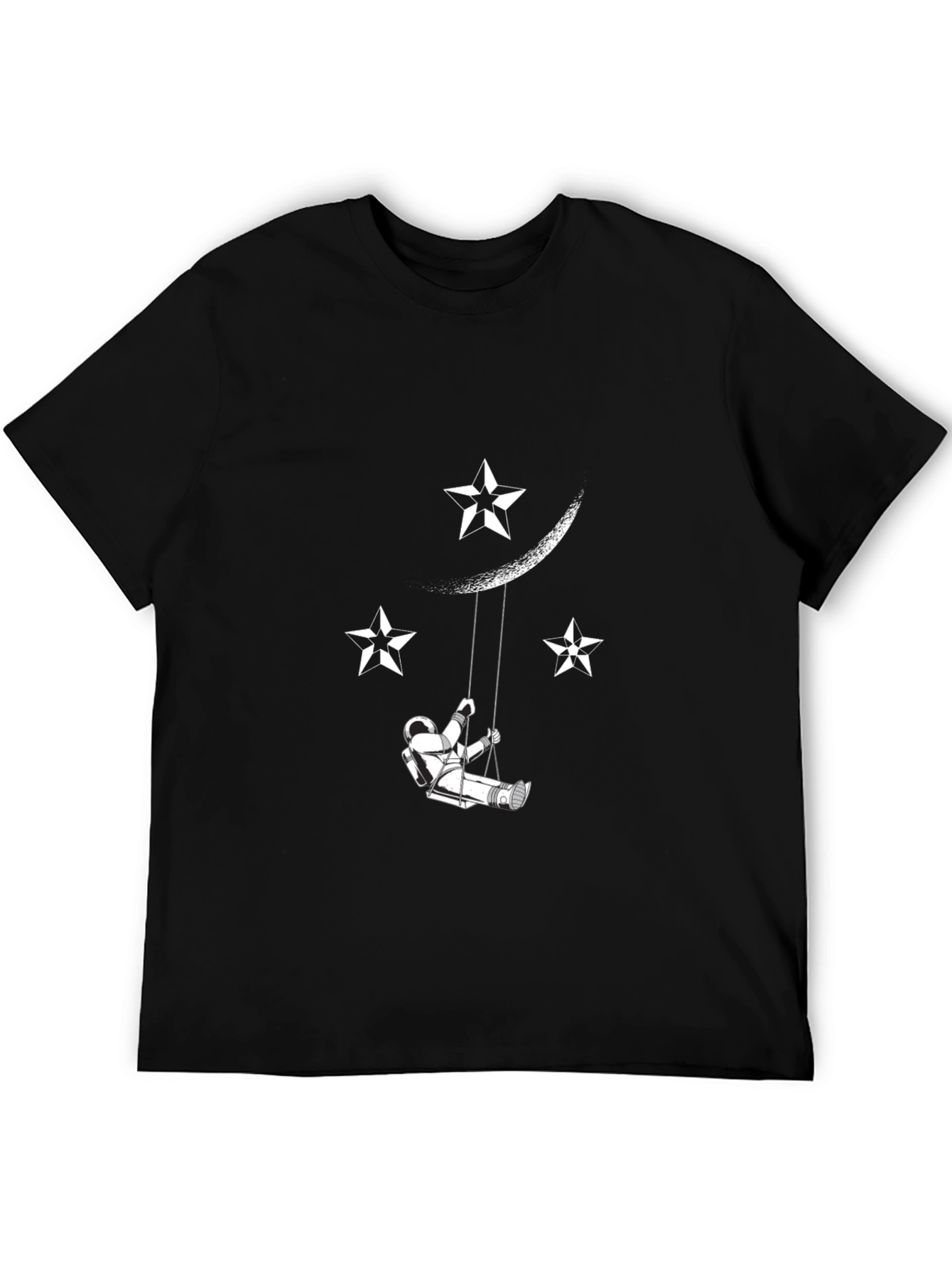 Astronaut on Moon Swing Graphic Tee