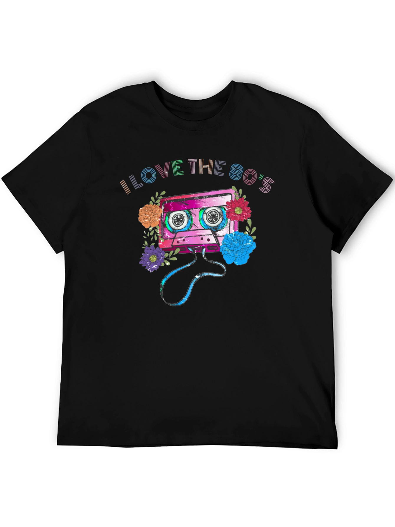 I Love the 80s Cassette Tape Graphic T-Shirt