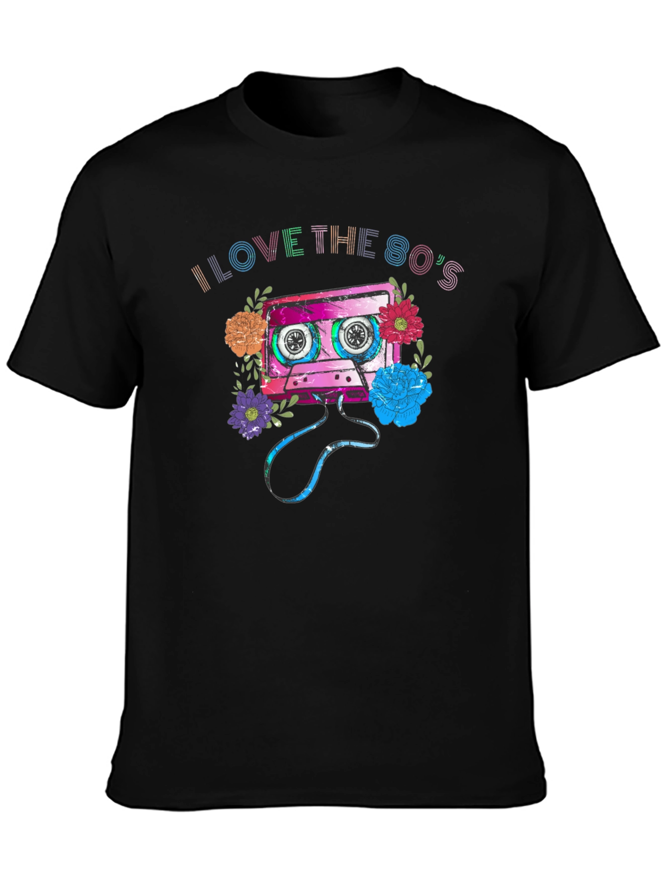 I Love the 80s Cassette Tape Graphic T-Shirt