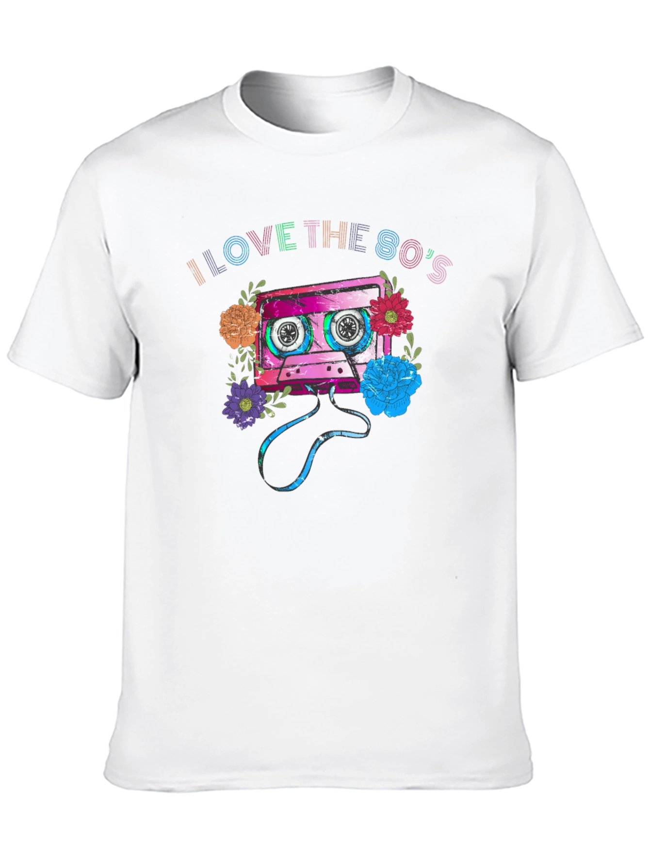 I Love the 80s Cassette Tape Graphic T-Shirt