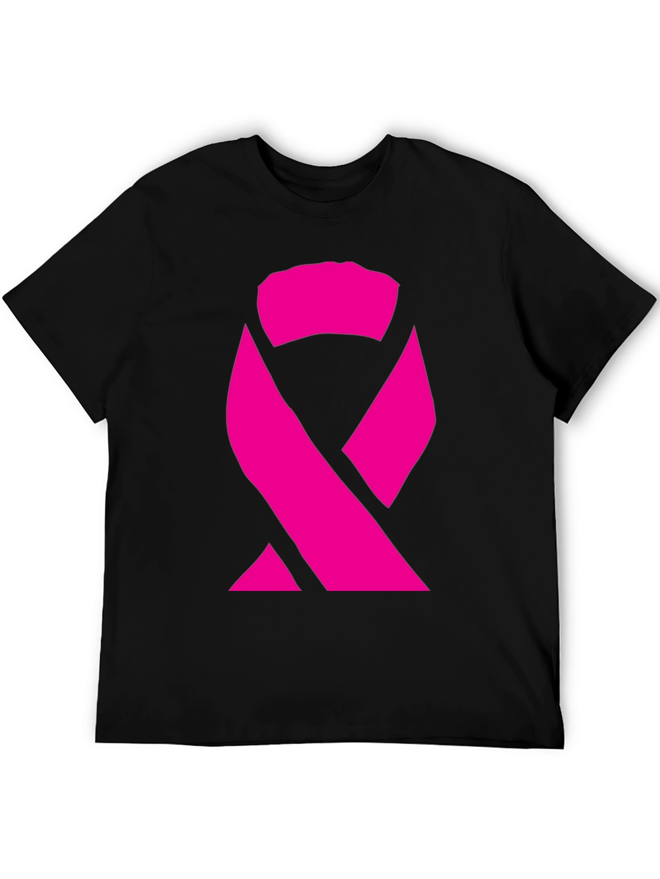 Pink Ribbon Graphic Tee - Awareness Support Shirt