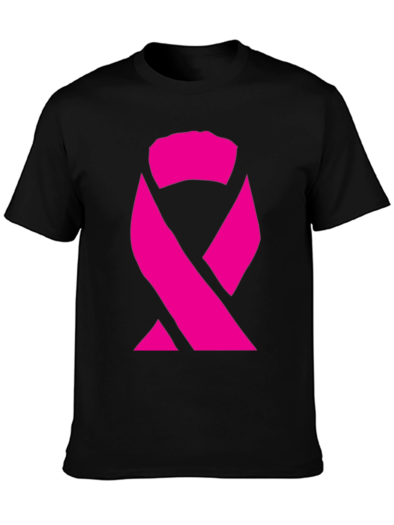 Pink Ribbon Graphic Tee - Awareness Support Shirt