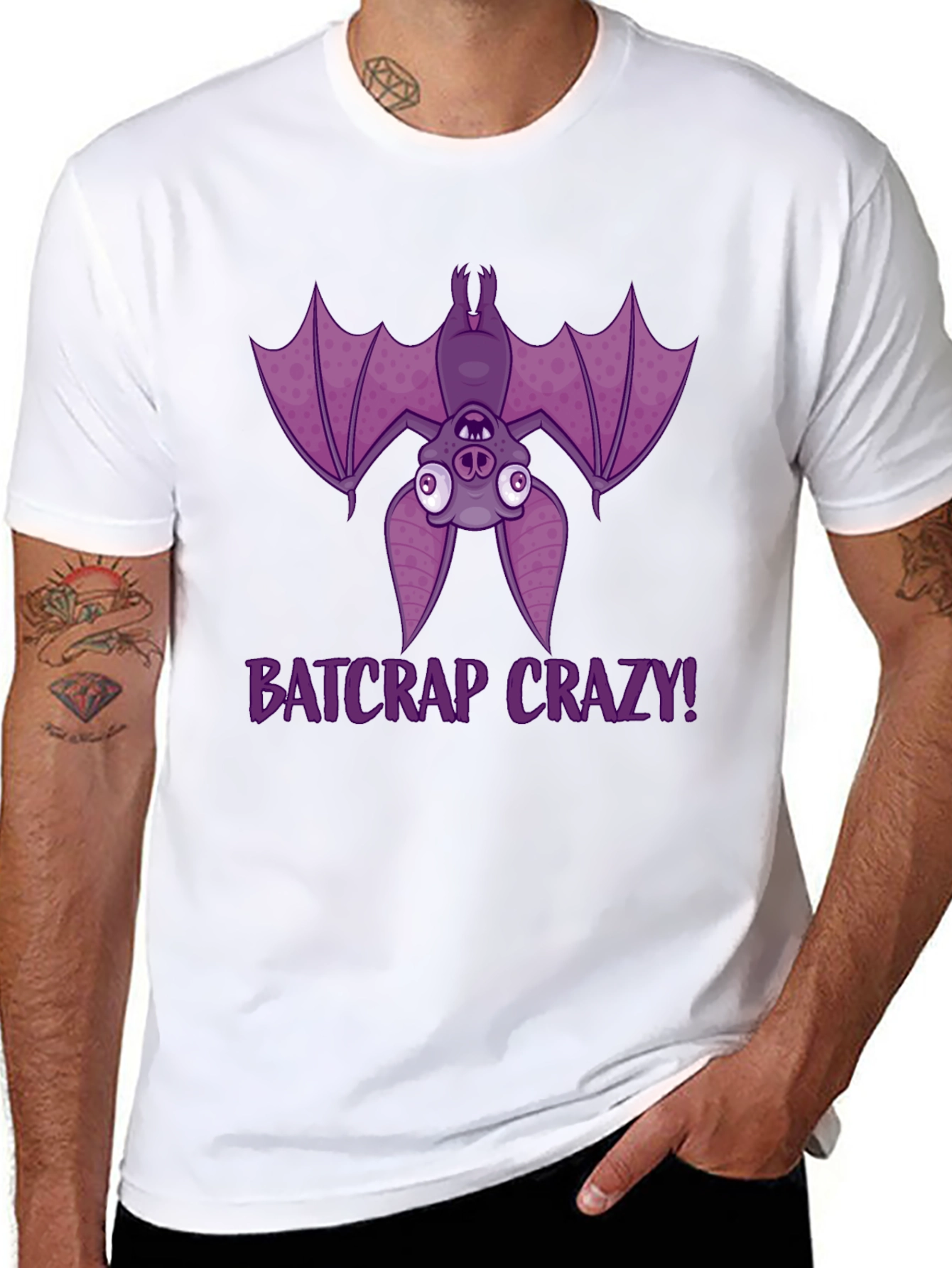 Batcrap Crazy Bat T-Shirt Halloween Costume