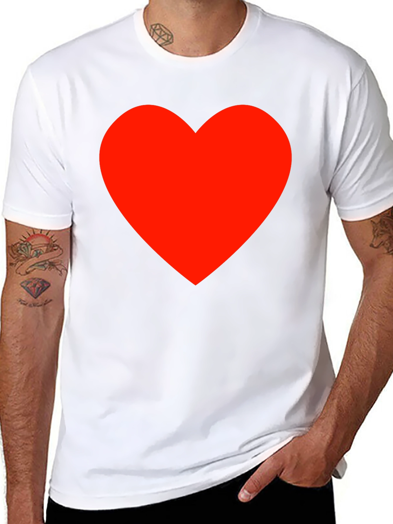 Heart Graphic Tee - Love & Affection T-Shirt