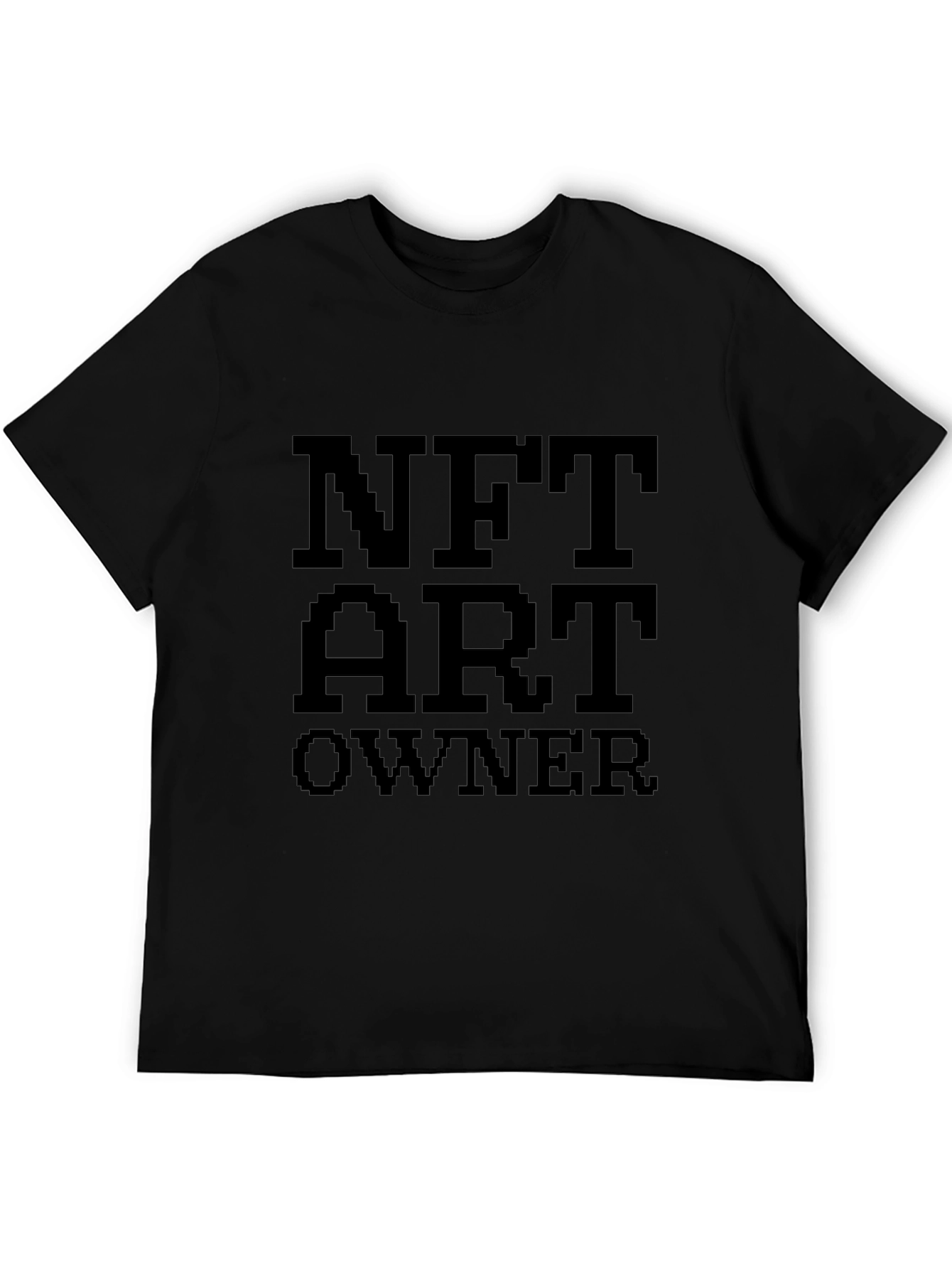 NFT Art Owner Black T-Shirt