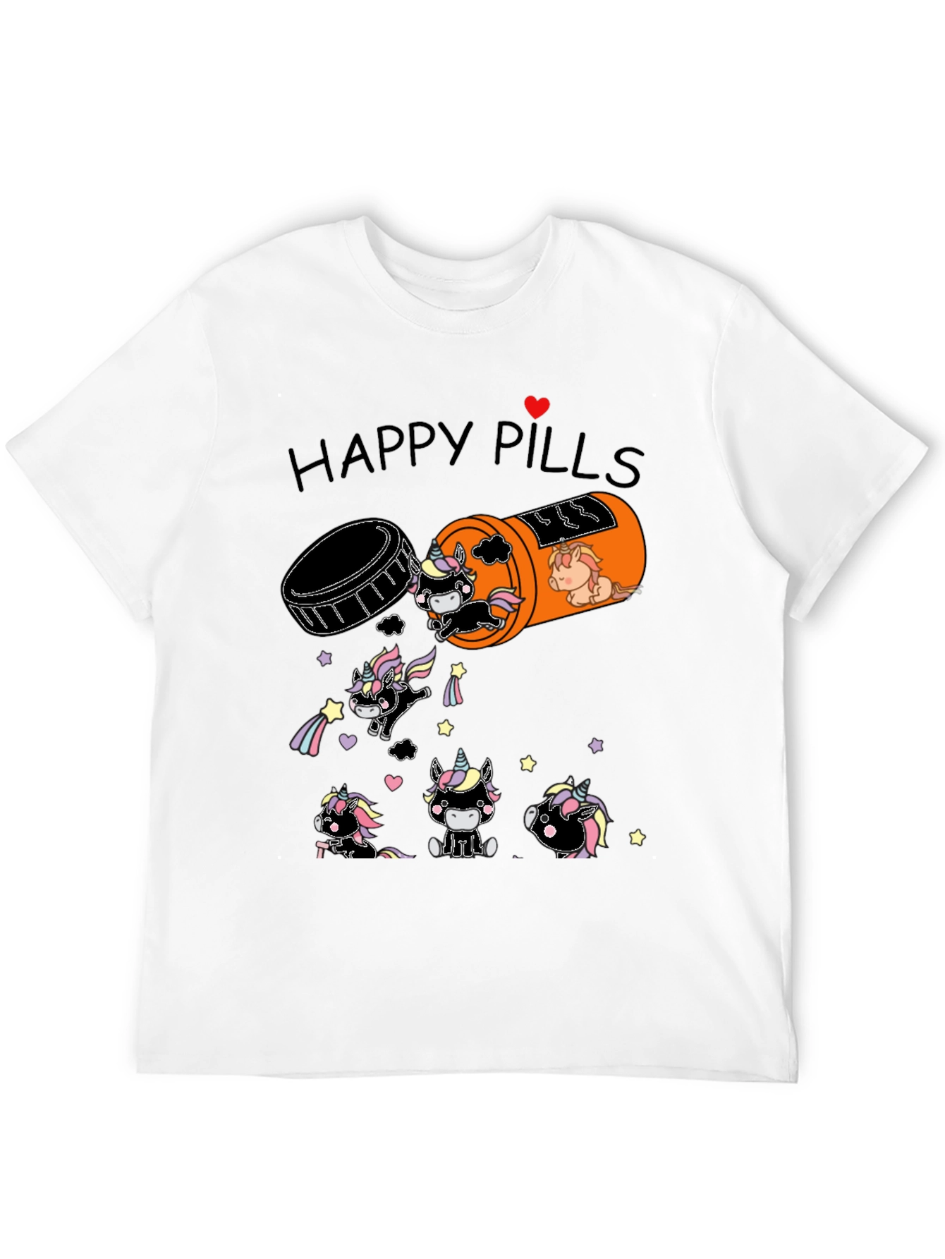 Unicorn Happy Pills Graphic Tee