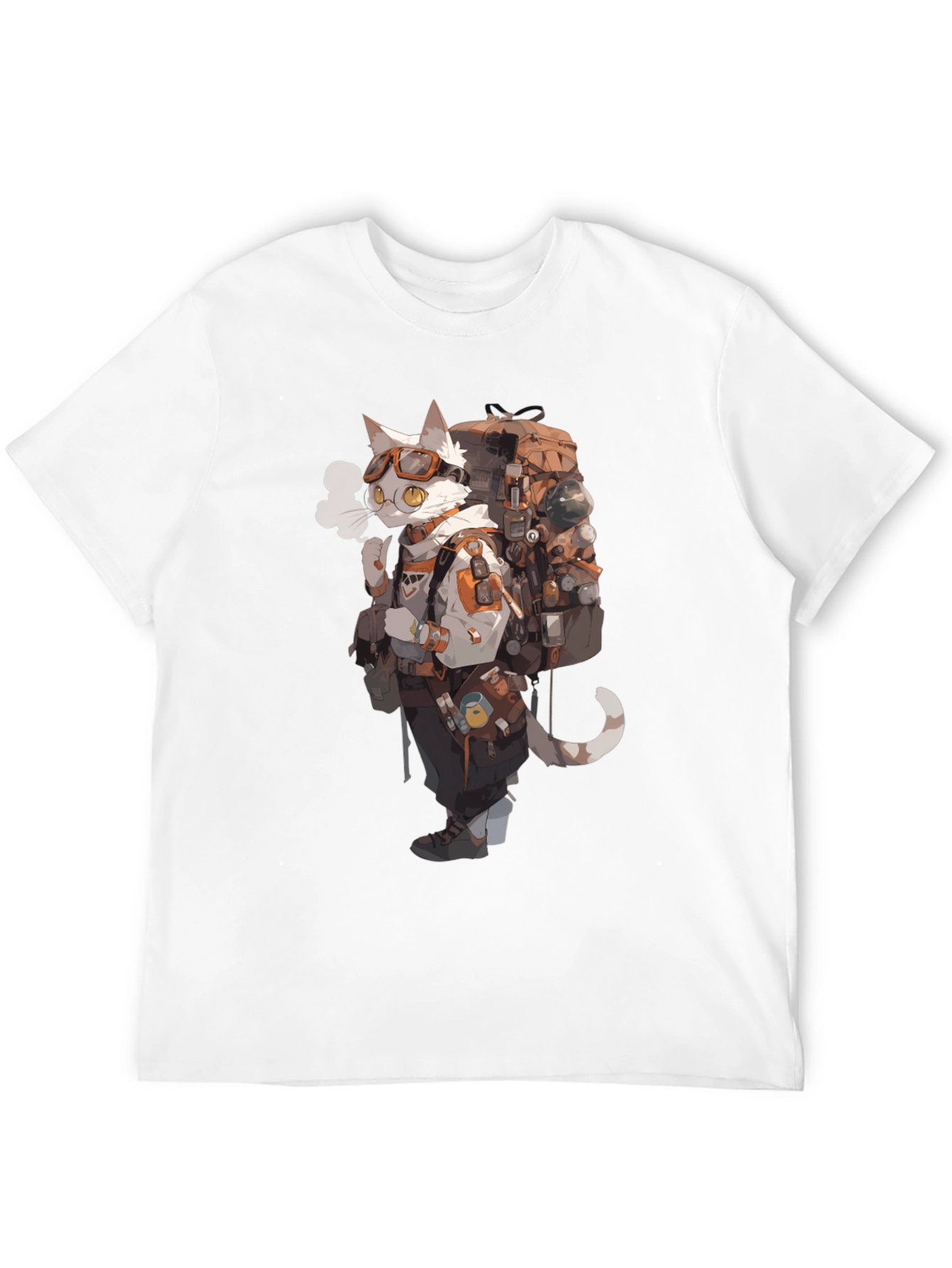 Adventurer Cat Graphic Tee