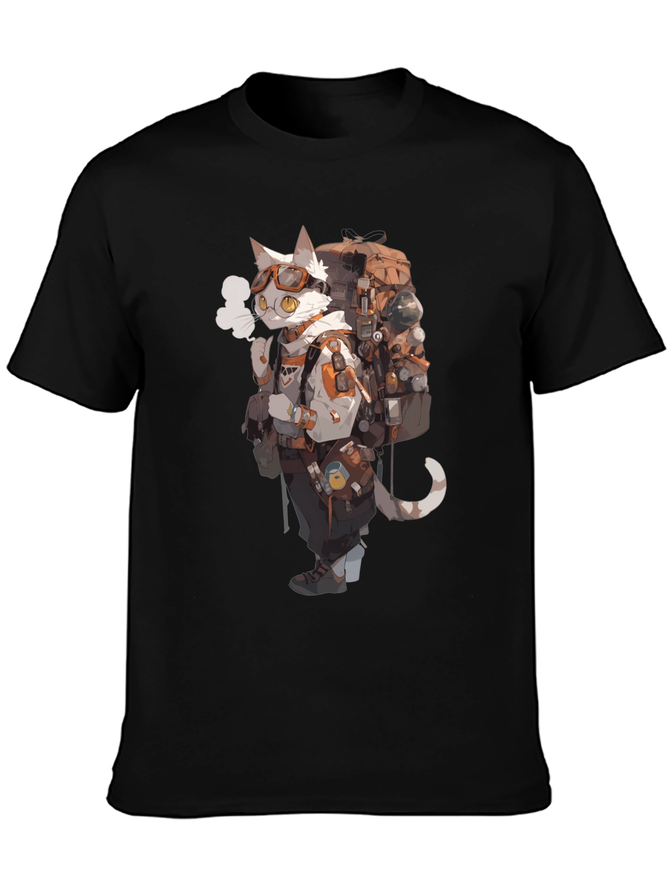 Adventurer Cat Graphic Tee