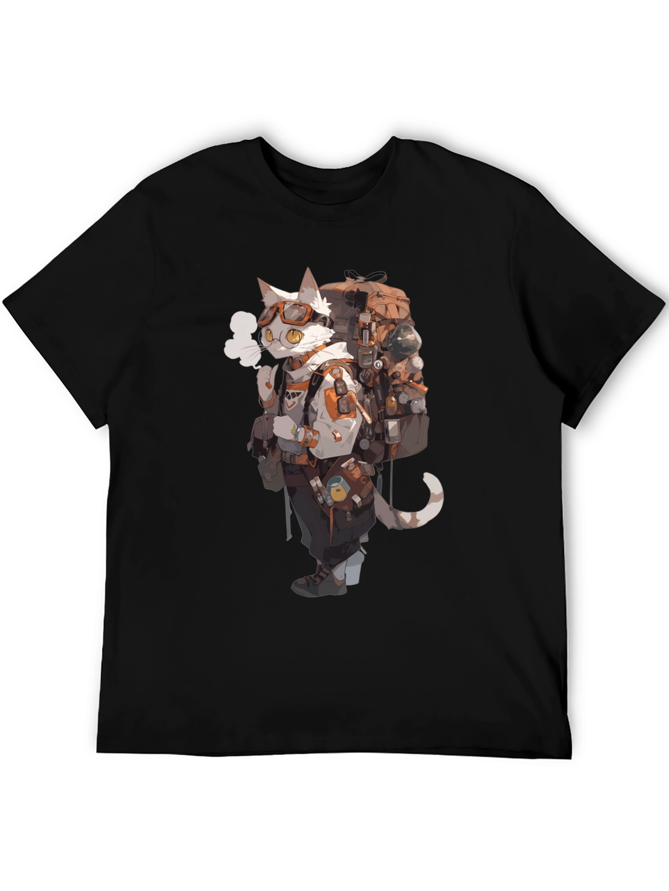Adventurer Cat Graphic Tee