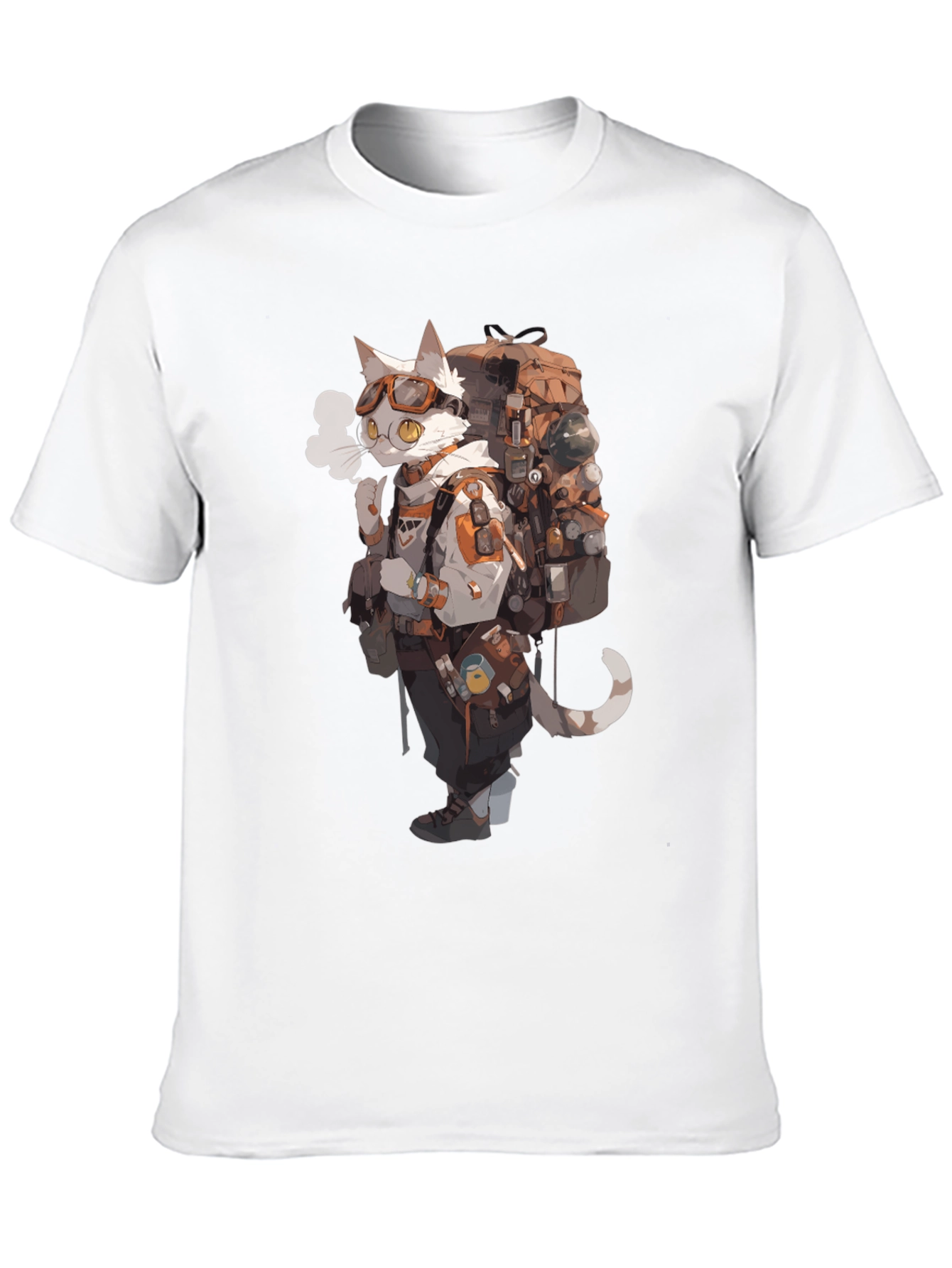 Adventurer Cat Graphic Tee