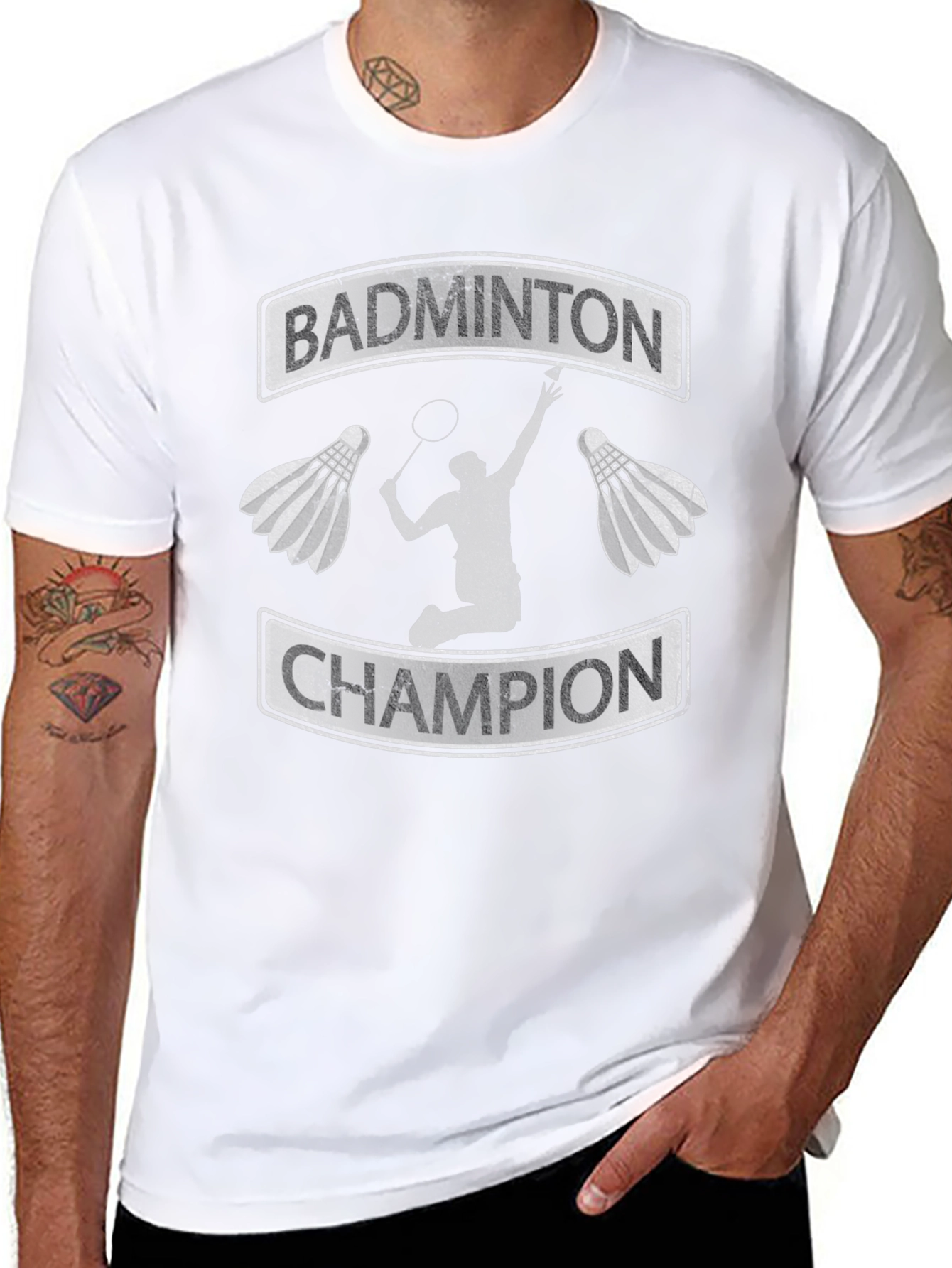 Badminton Champion Graphic Tee