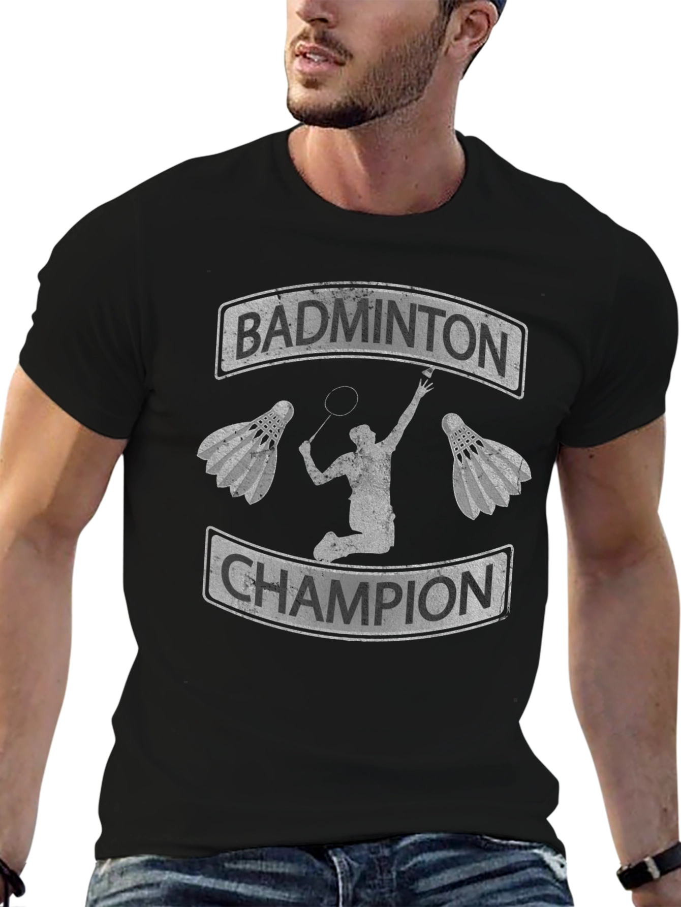 Badminton Champion Graphic Tee