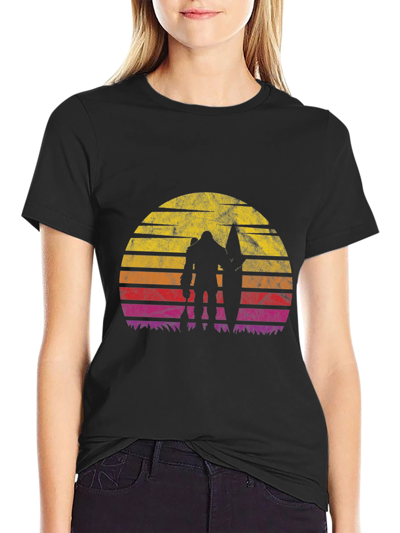 Retro Bigfoot Surfer T-Shirt
