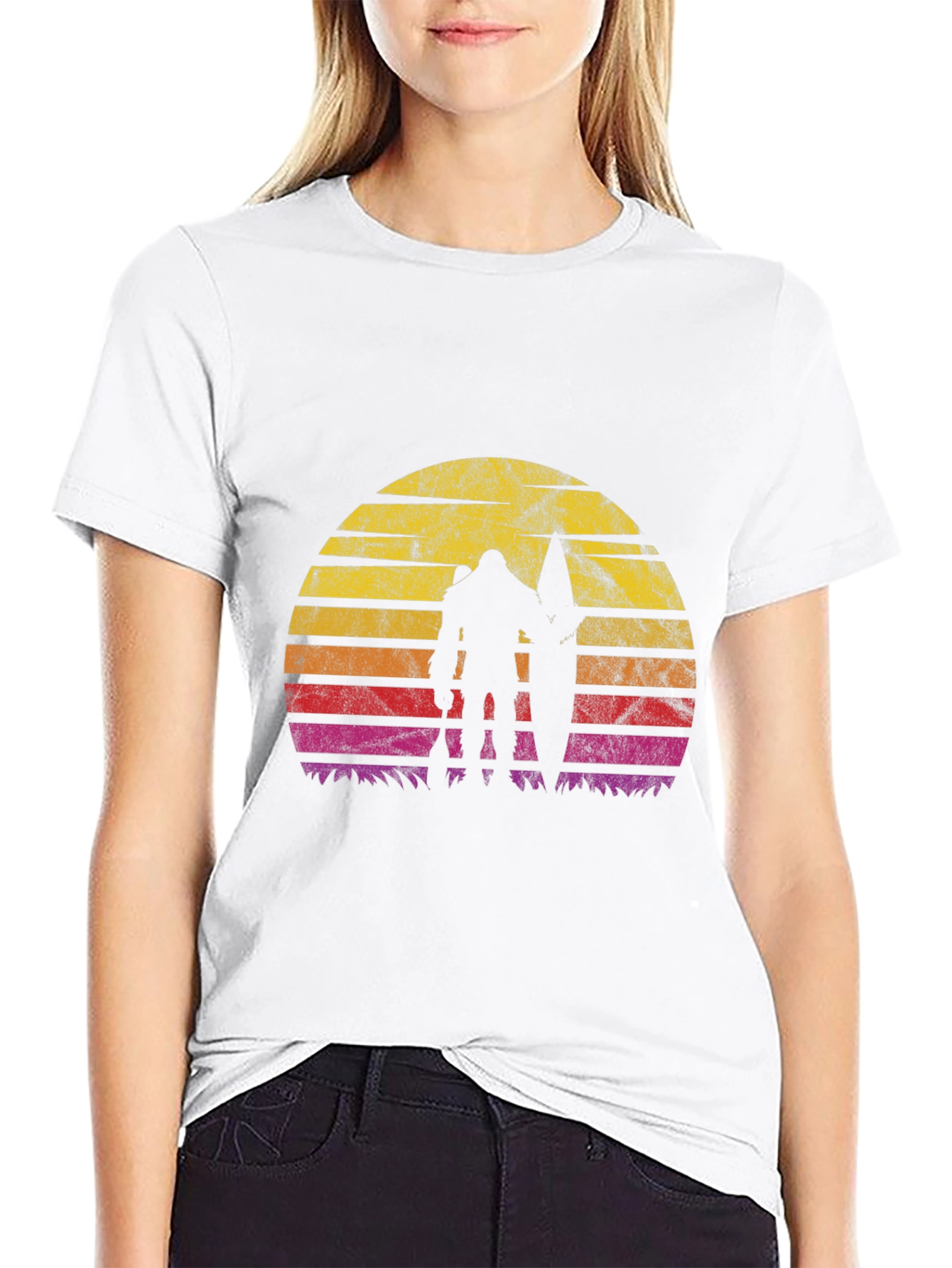 Retro Bigfoot Surfer T-Shirt