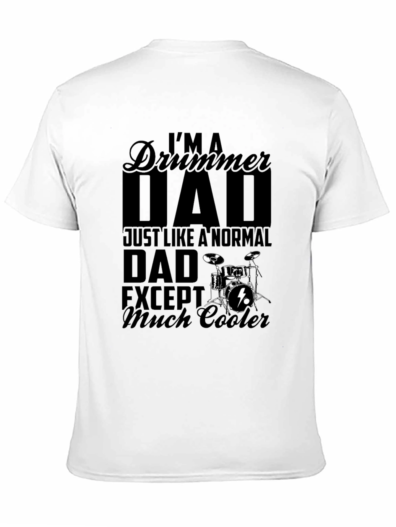 Drummer Dad T-Shirt - Cool Fathers Day Gift