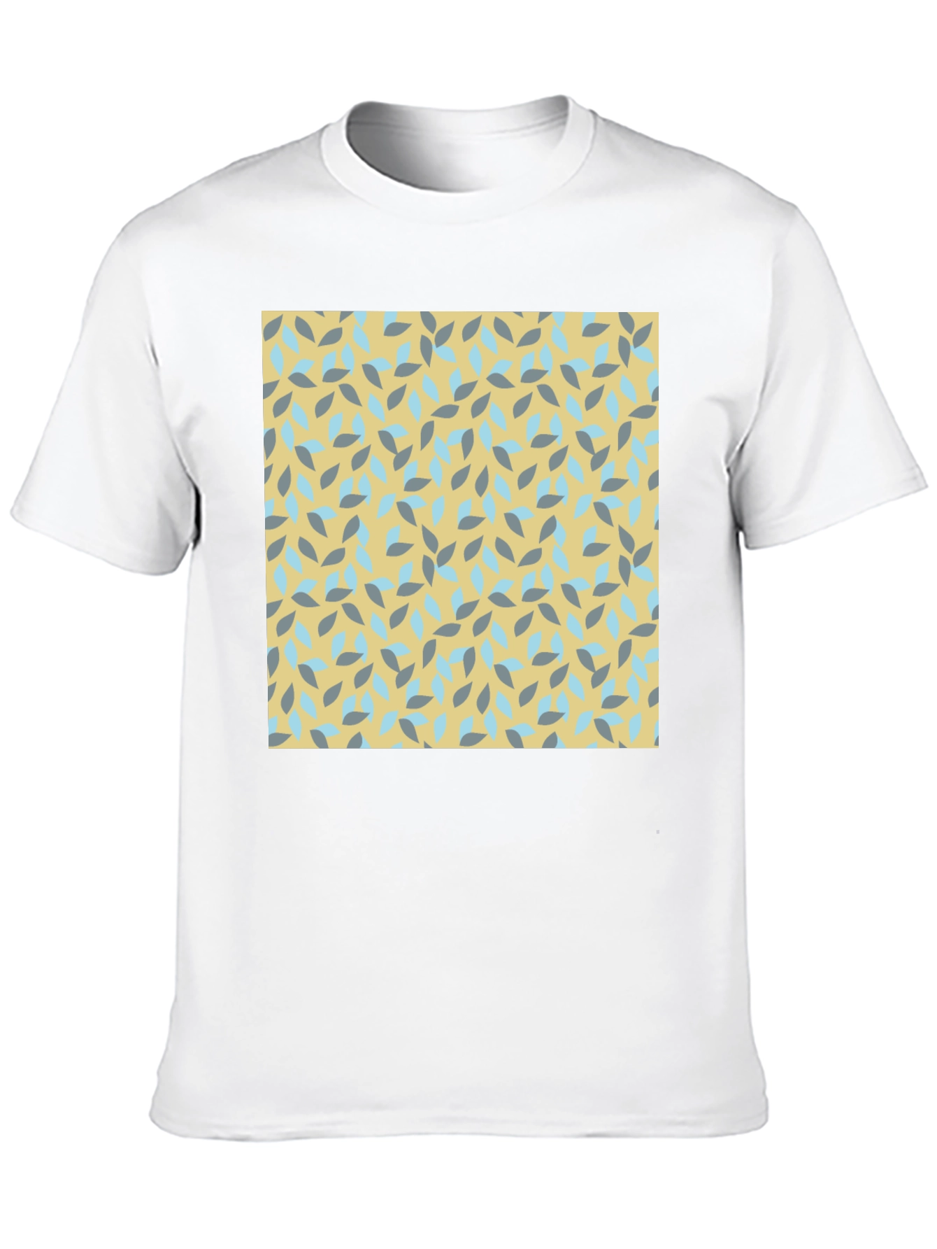 Patterned Crew Neck Tee