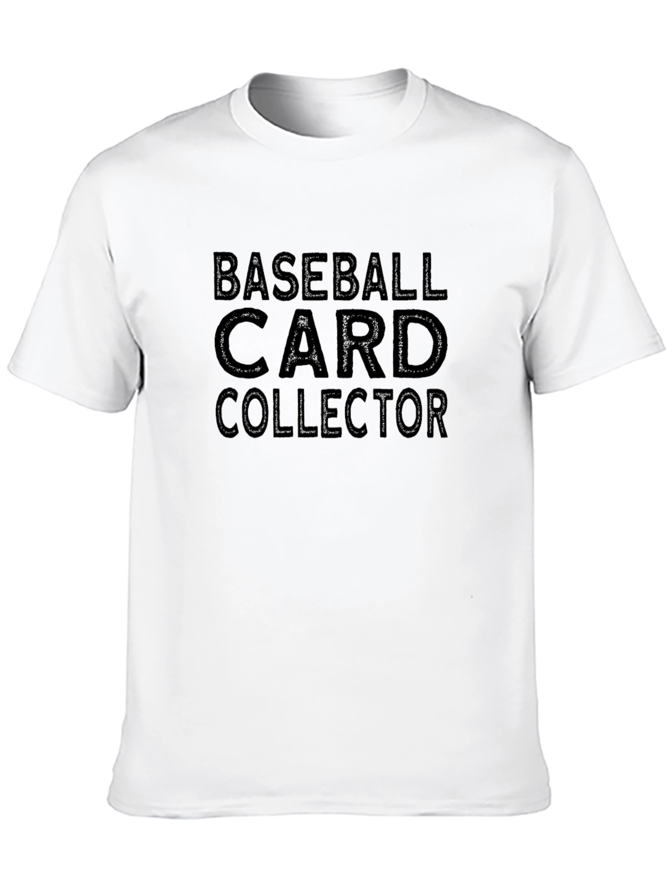 Baseball Card Collector Black T-Shirt