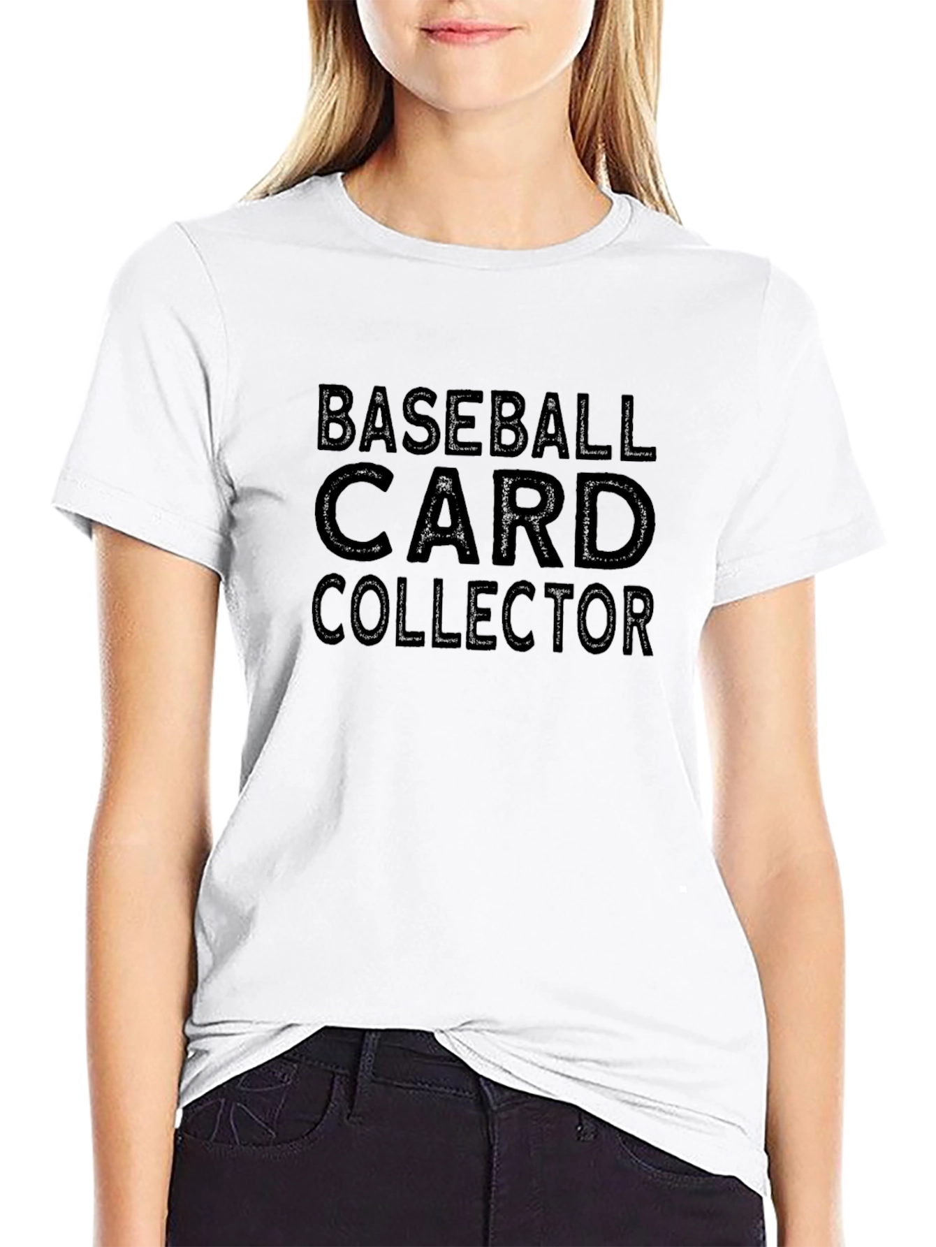 Baseball Card Collector Black T-Shirt