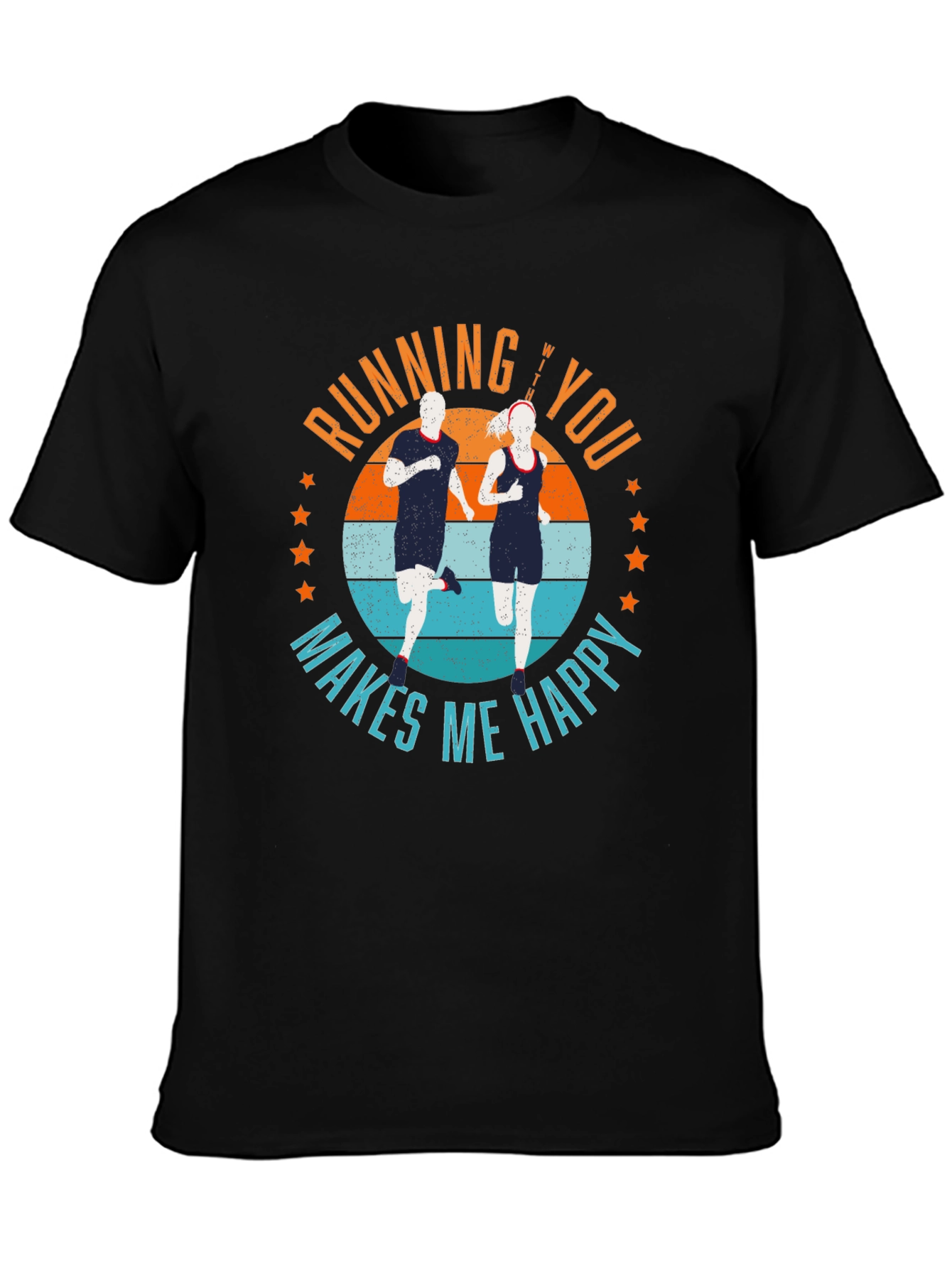 Running Makes Me Happy Graphic Tee