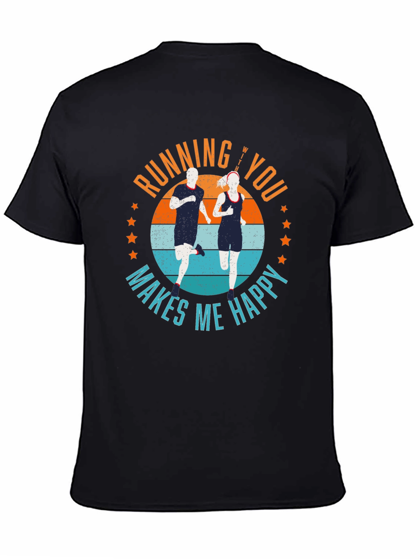 Running Makes Me Happy Graphic Tee