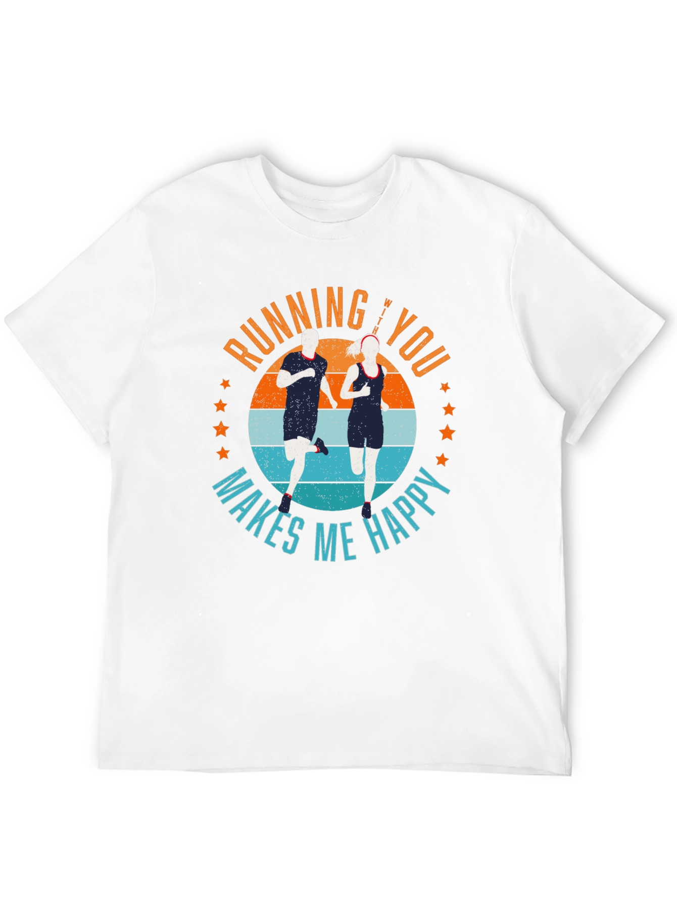 Running Makes Me Happy Graphic Tee