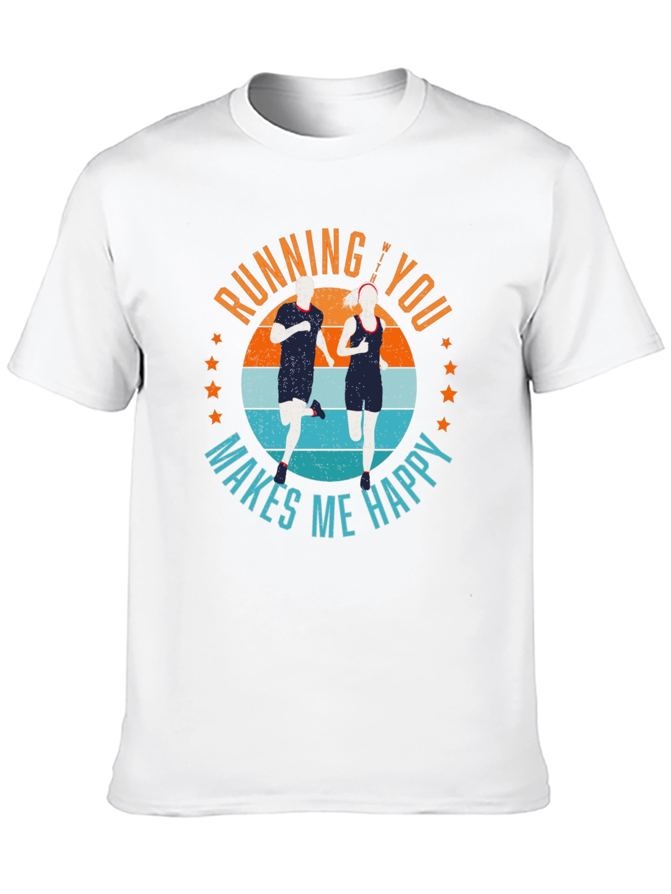 Running Makes Me Happy Graphic Tee