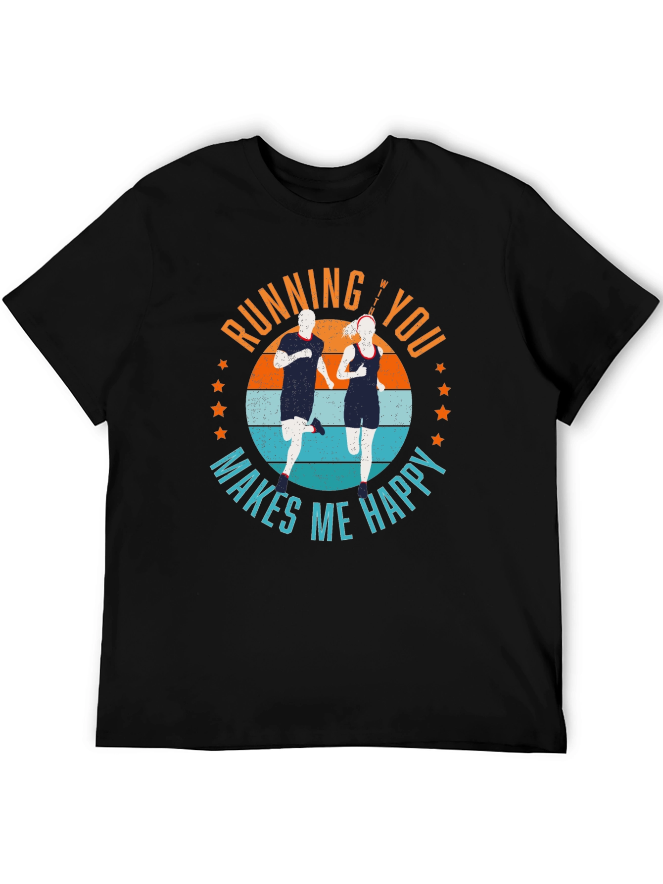 Running Makes Me Happy Graphic Tee