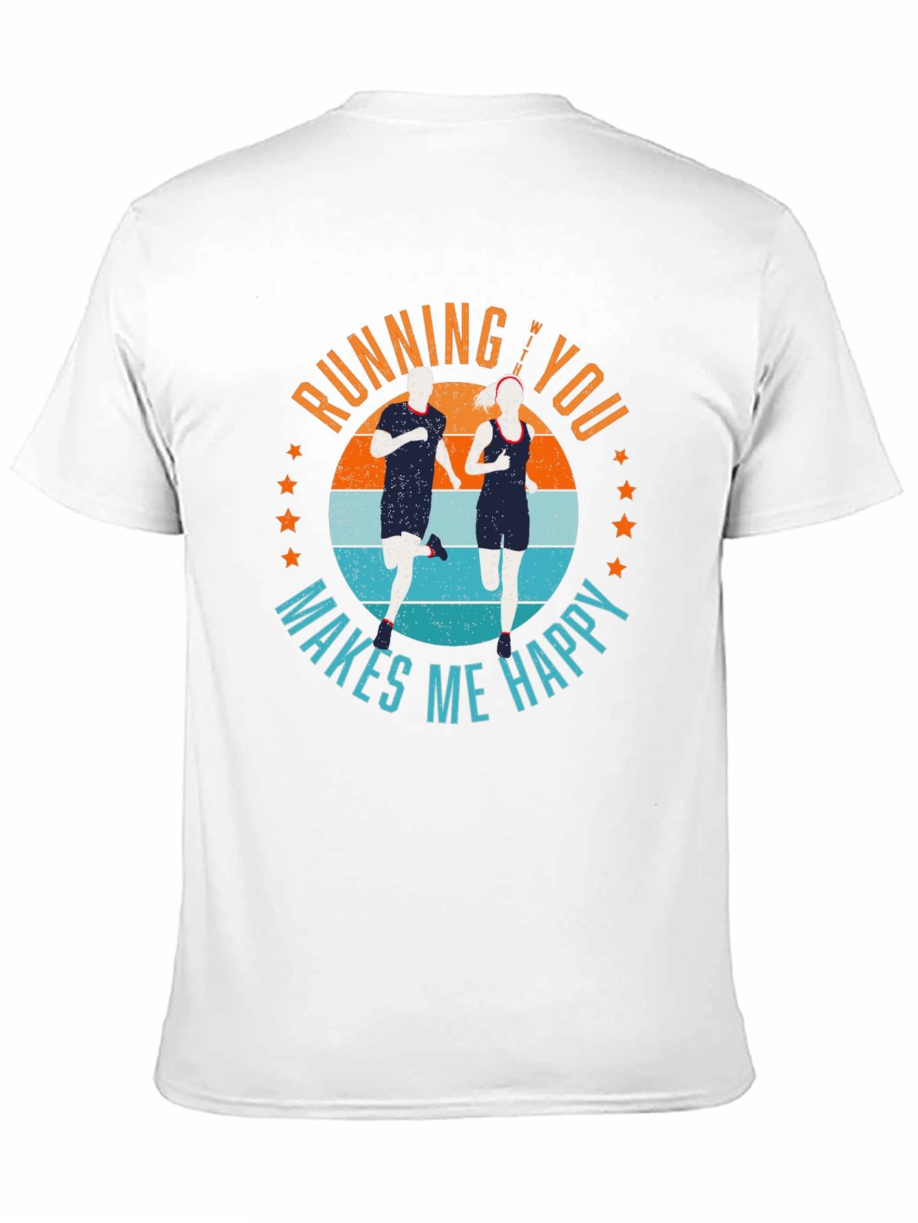 Running Makes Me Happy Graphic Tee