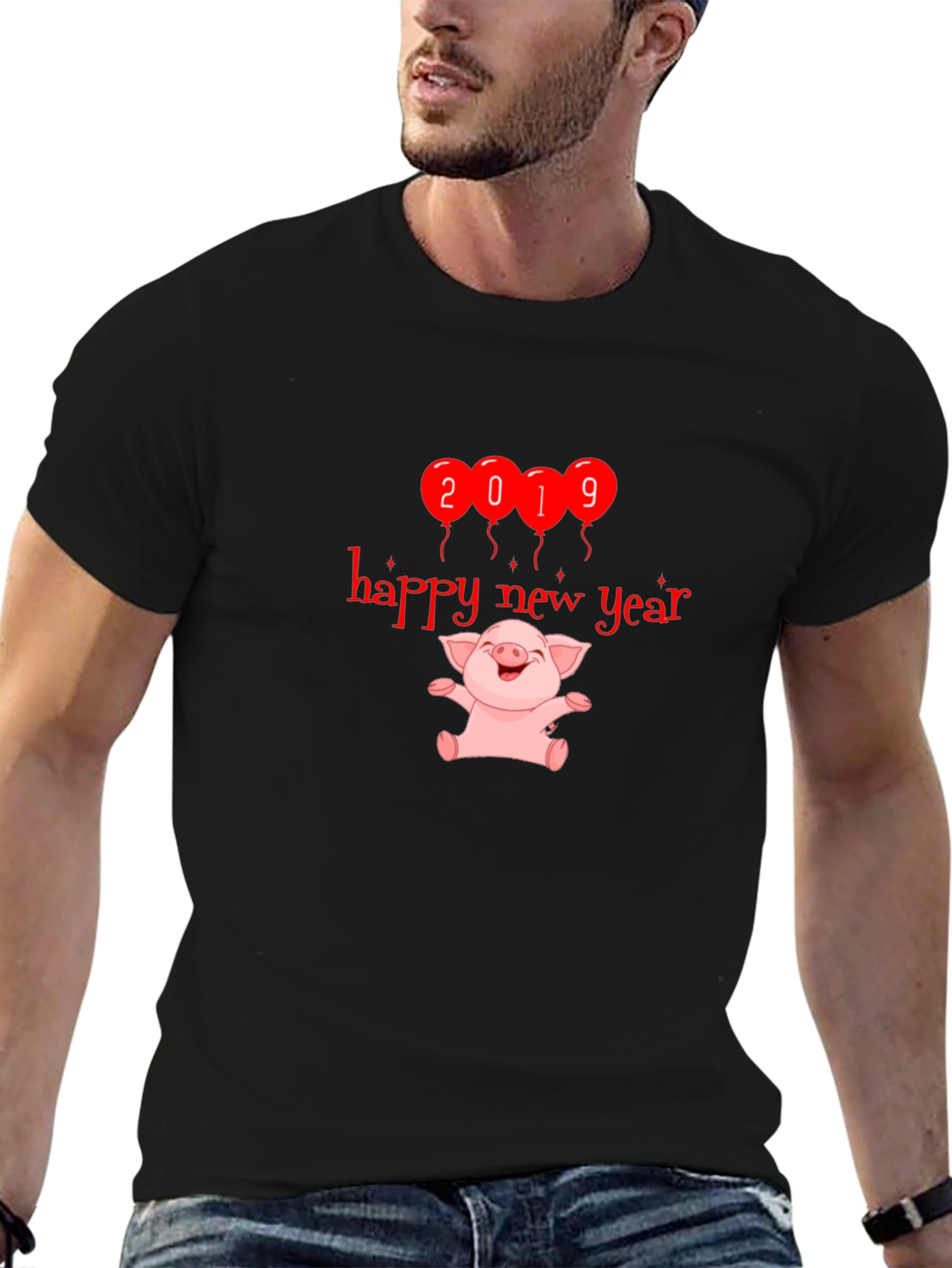 Happy New Year Pig T-Shirt