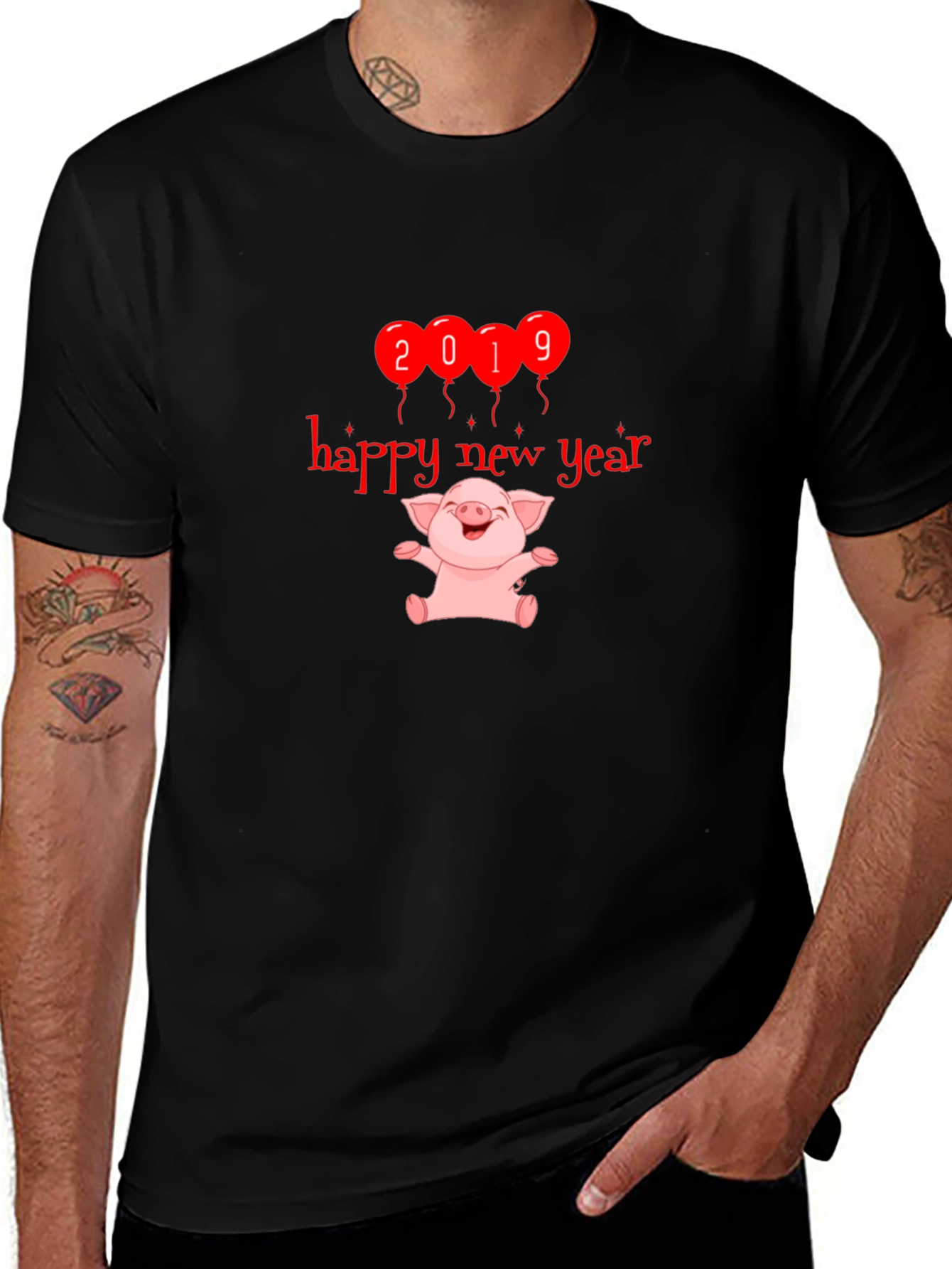 Happy New Year Pig T-Shirt