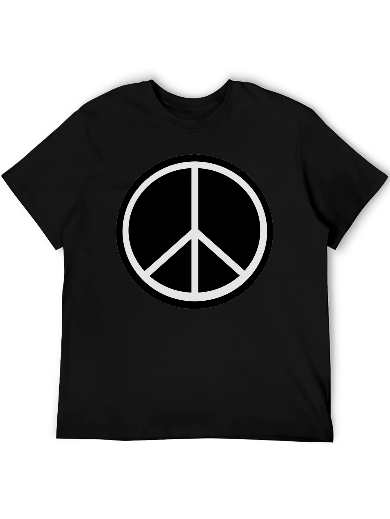 Peace Symbol Black T-Shirt - Unisex