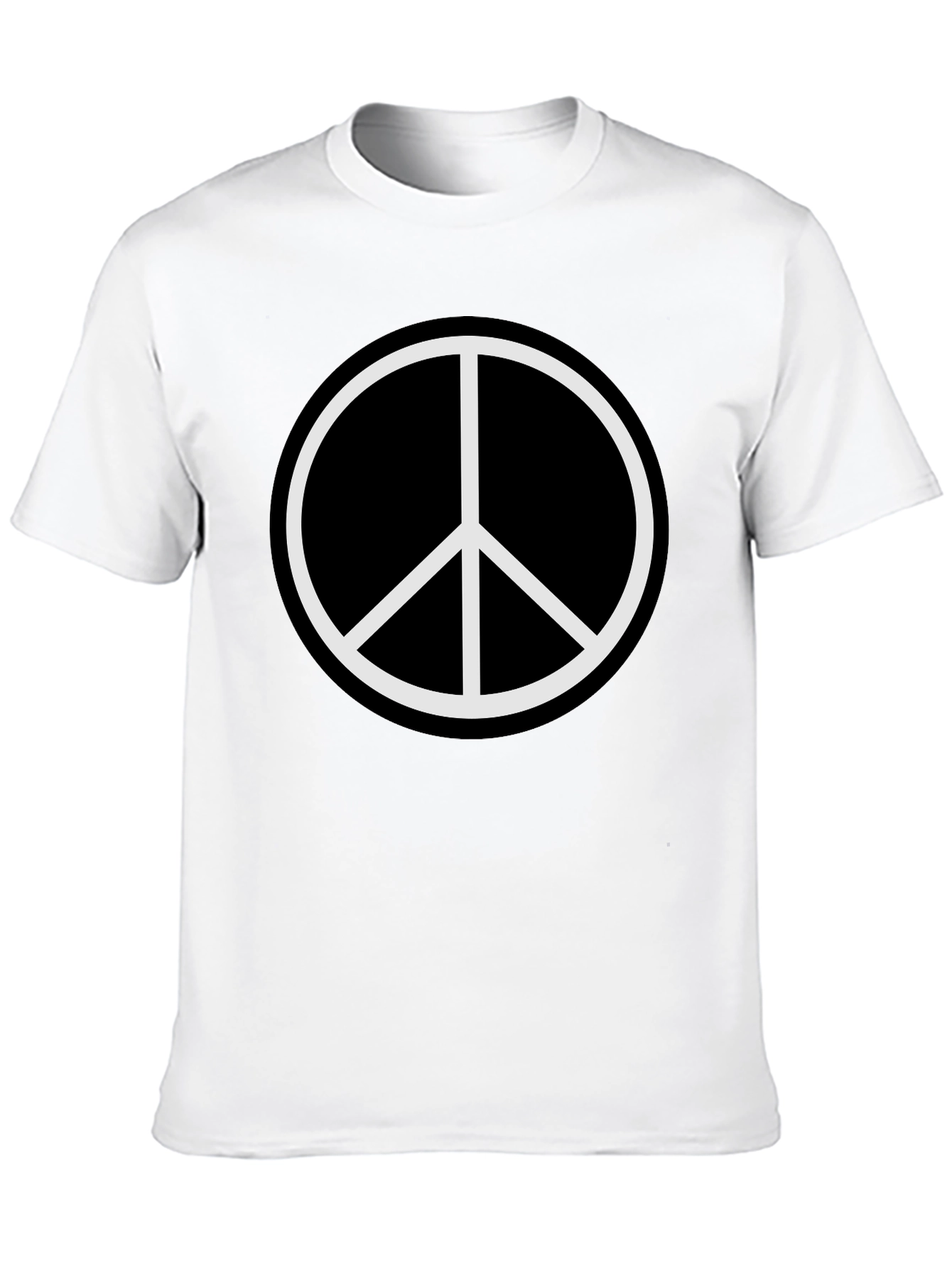 Peace Symbol Black T-Shirt - Unisex