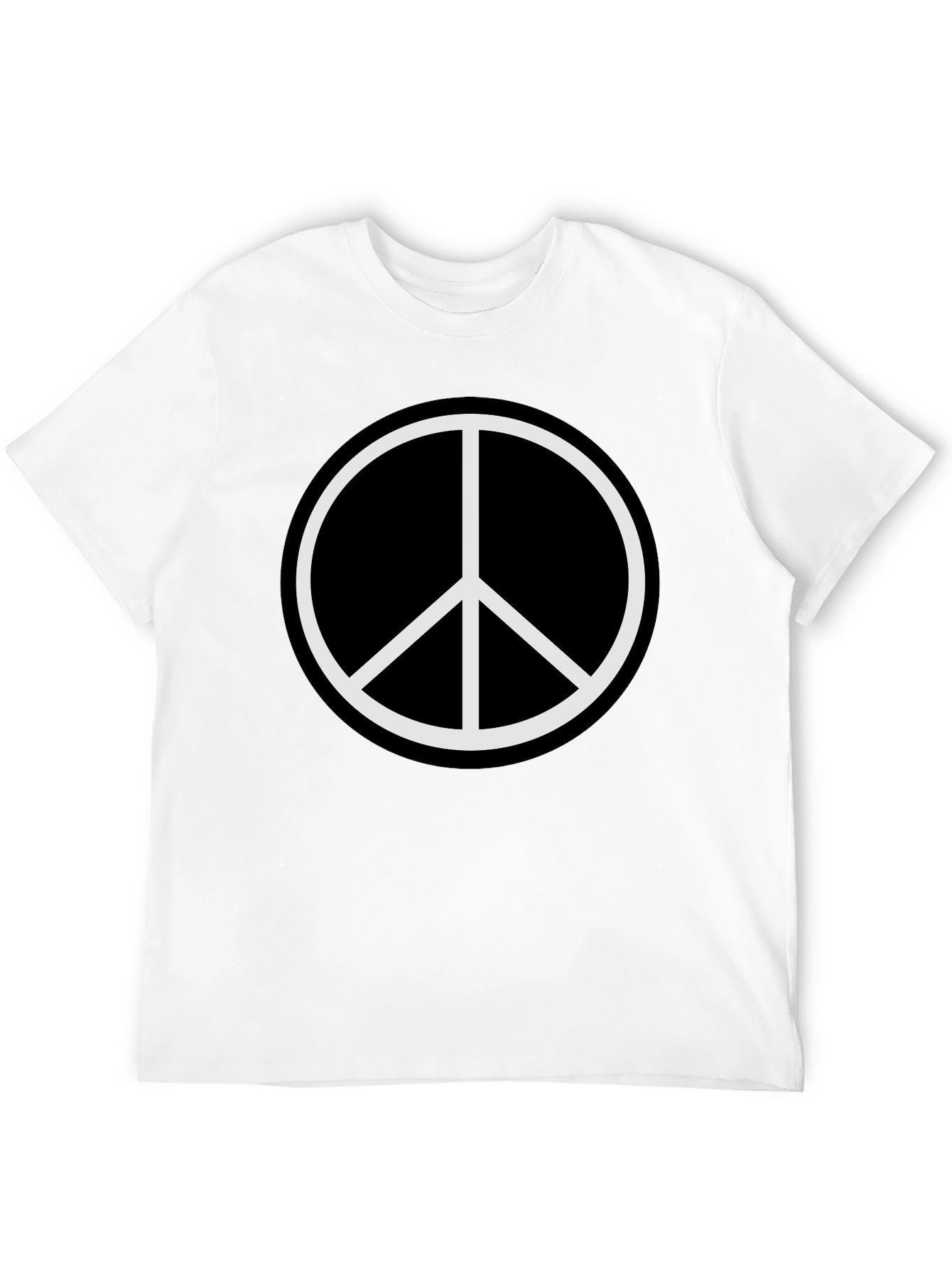 Peace Symbol Black T-Shirt - Unisex