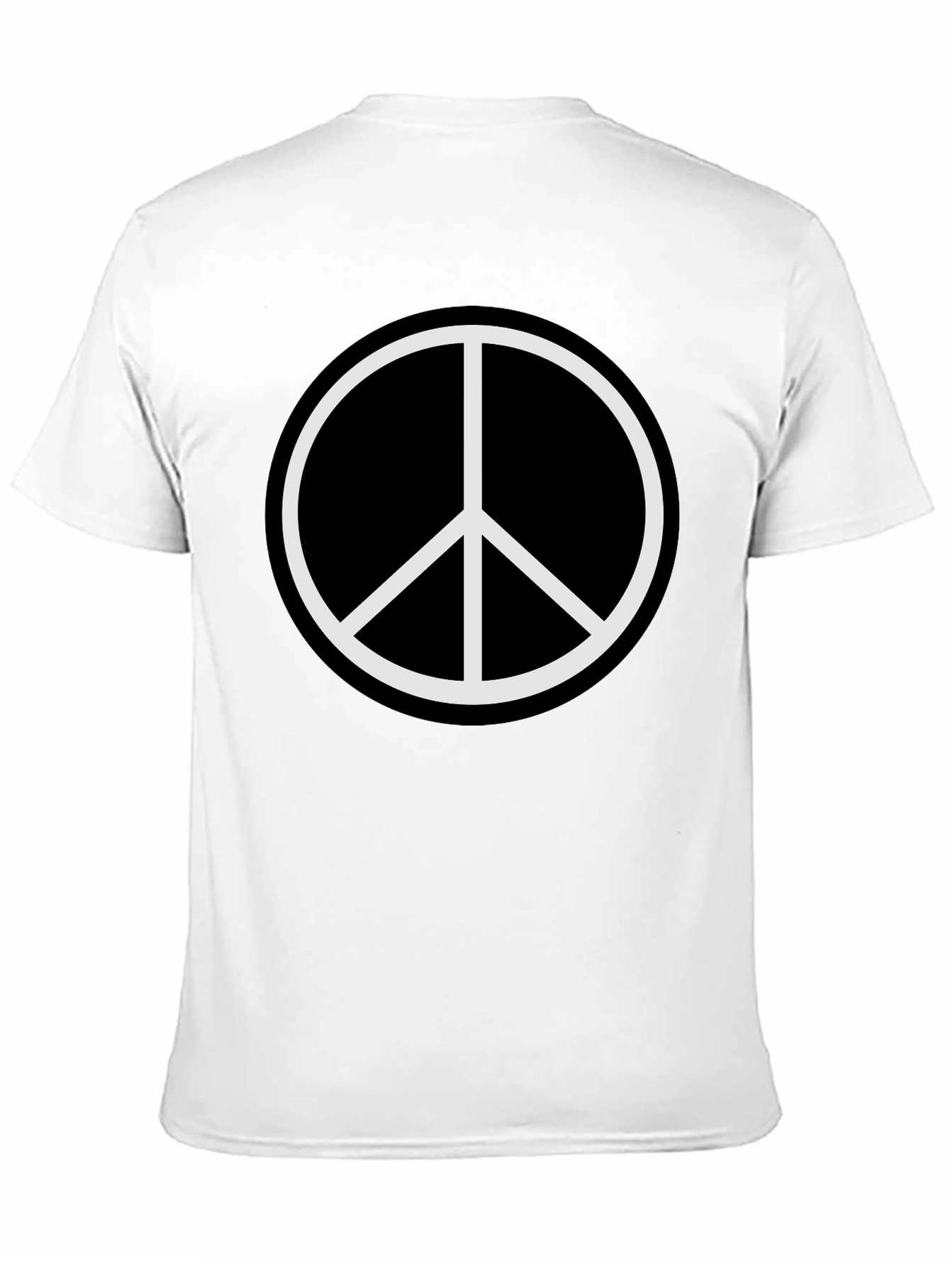 Peace Symbol Black T-Shirt - Unisex