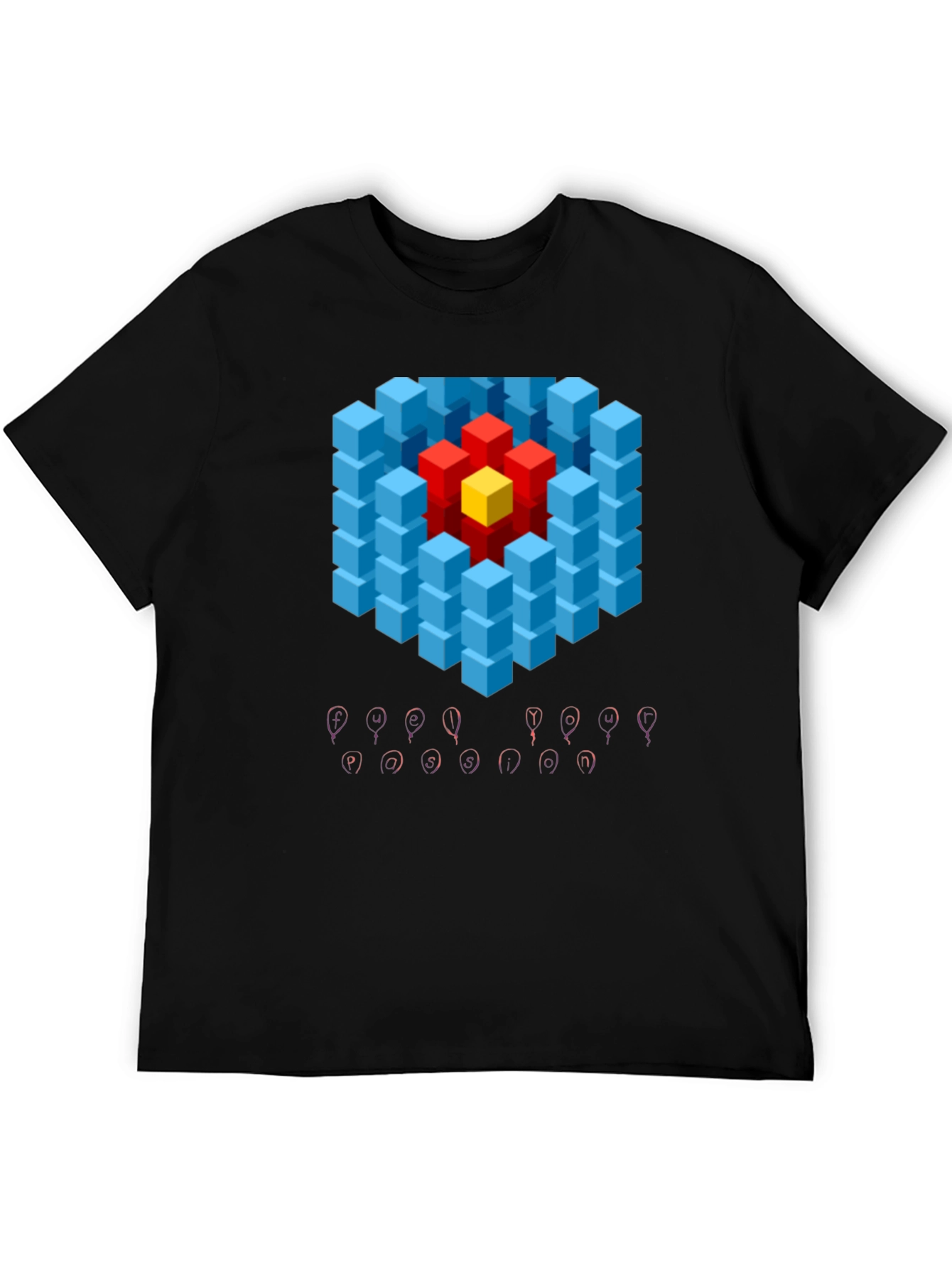 Geometric Illusion Graphic Tee - Modern Art T-Shirt