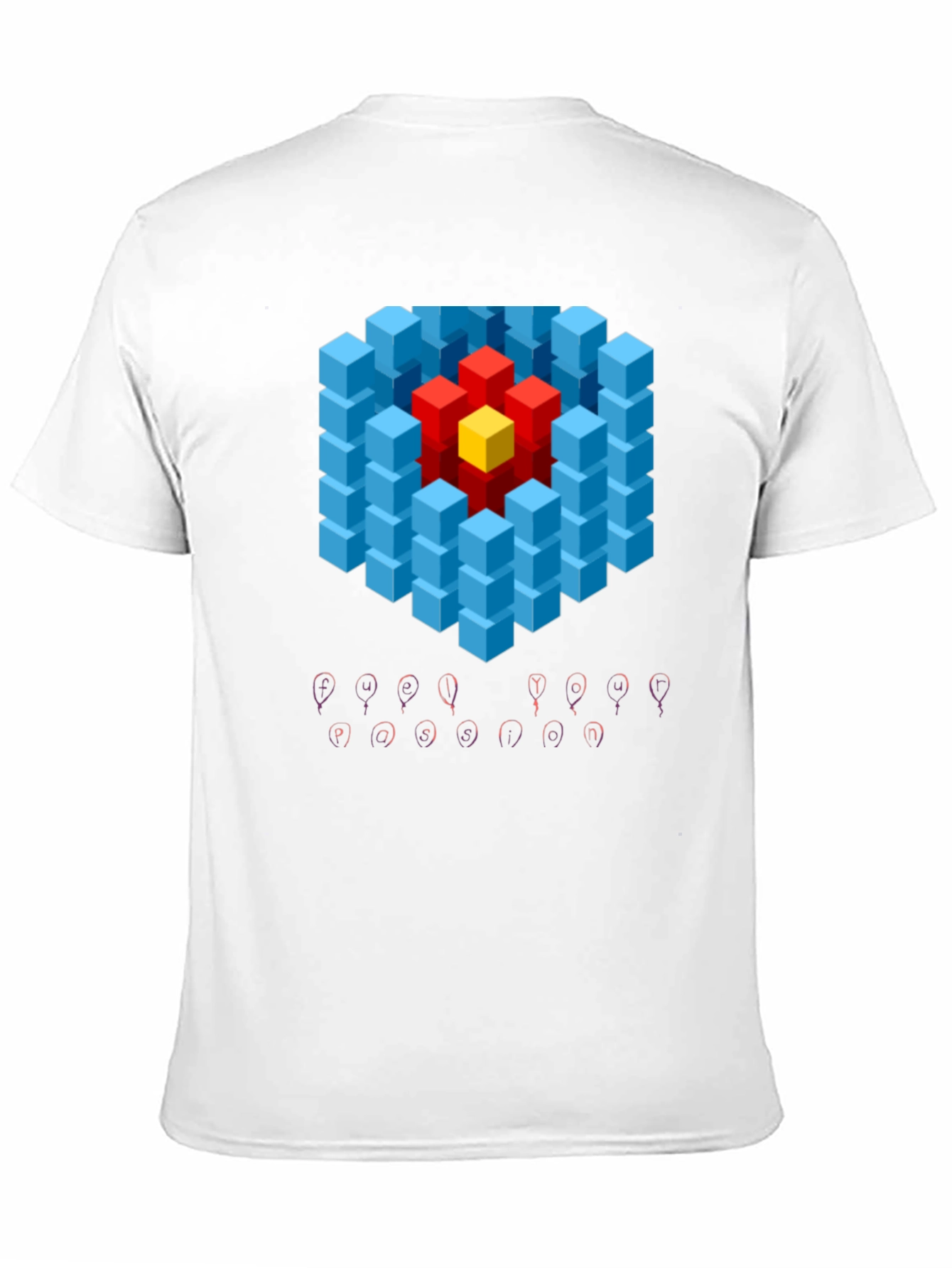 Geometric Illusion Graphic Tee - Modern Art T-Shirt