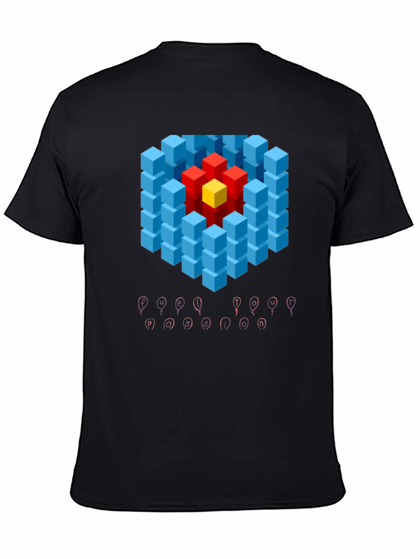 Geometric Illusion Graphic Tee - Modern Art T-Shirt