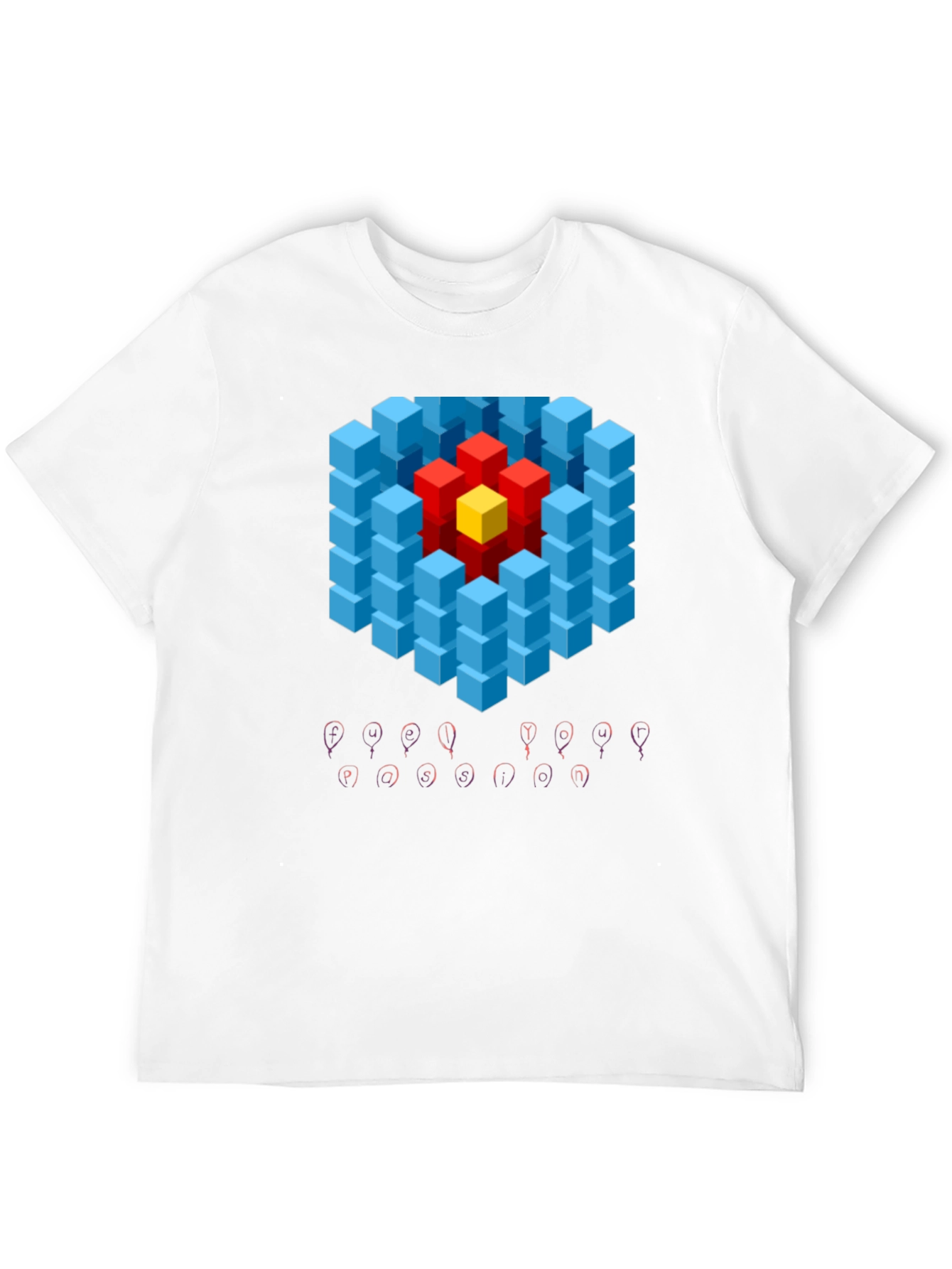 Geometric Illusion Graphic Tee - Modern Art T-Shirt