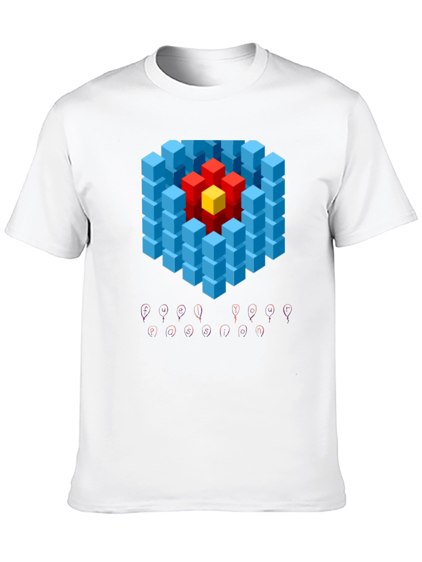 Geometric Illusion Graphic Tee - Modern Art T-Shirt